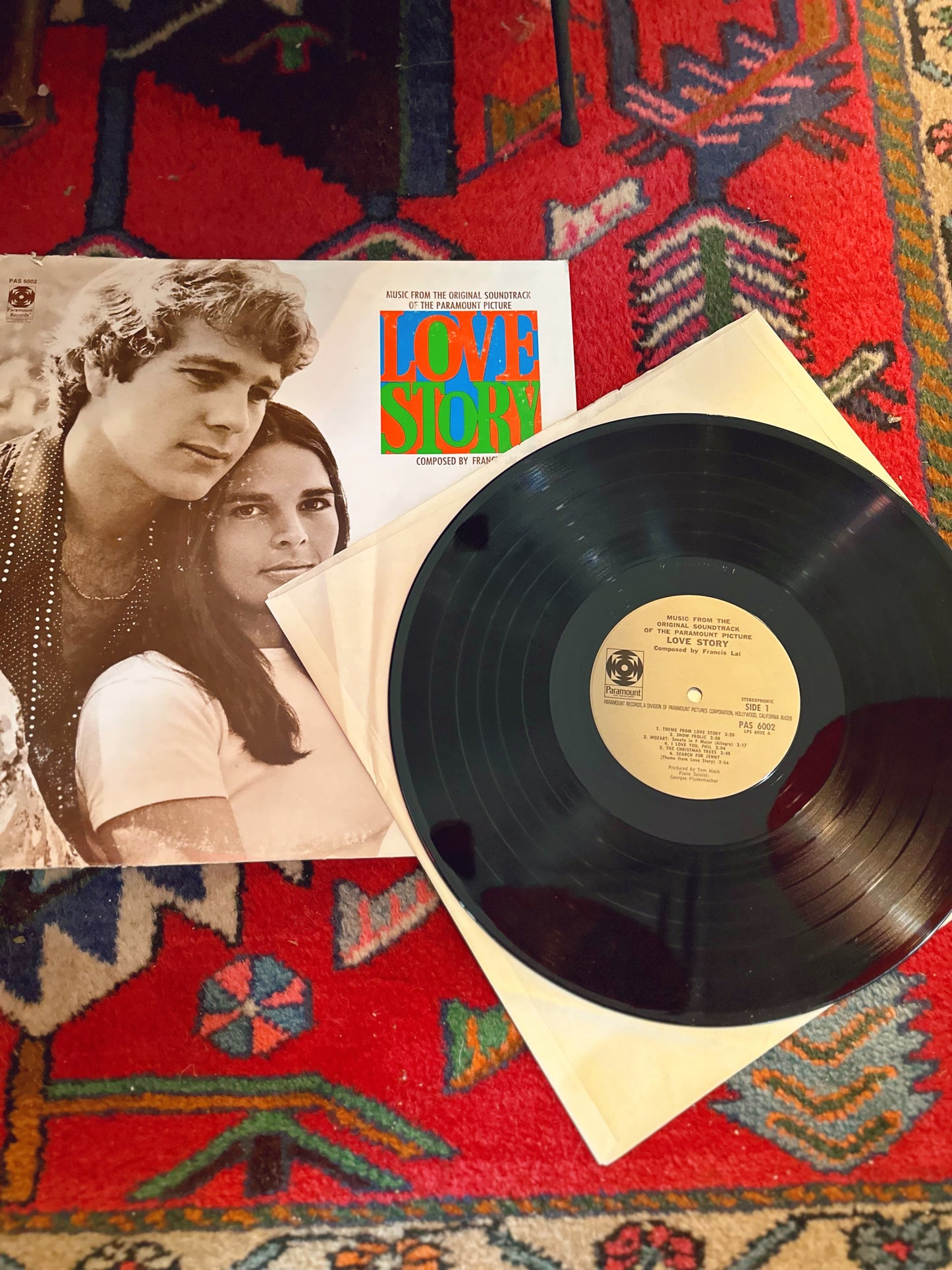 LOVE STORY Vinyl - music from the original soundtrack of the paramount picture