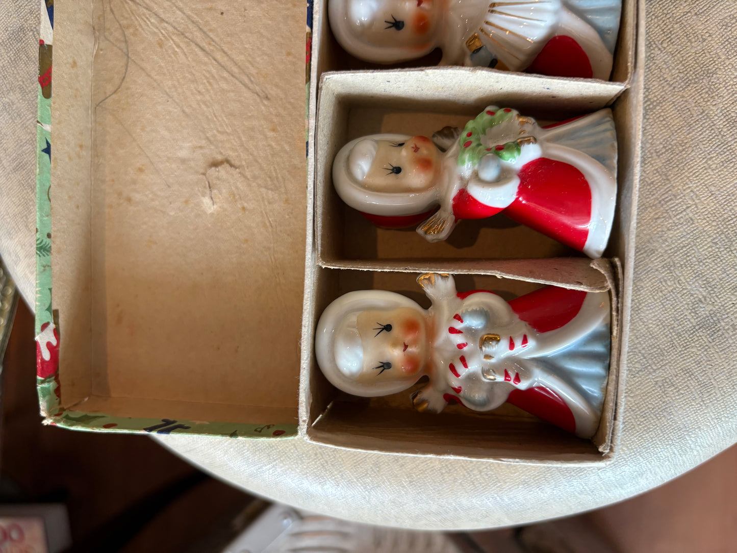 Christmas Angel bells - made in Japan set of 5