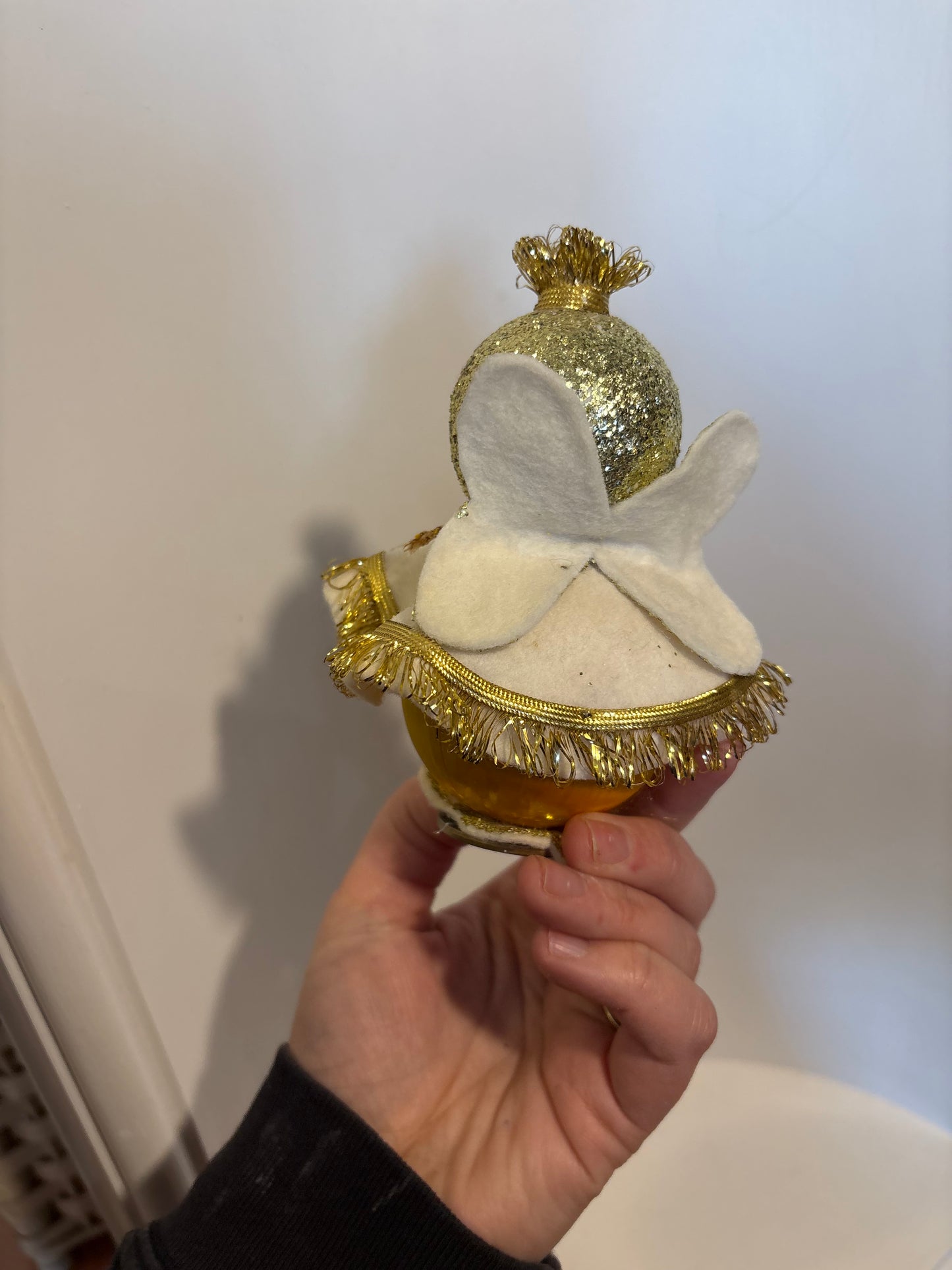 Satin Ball Vintage Christmas Angel