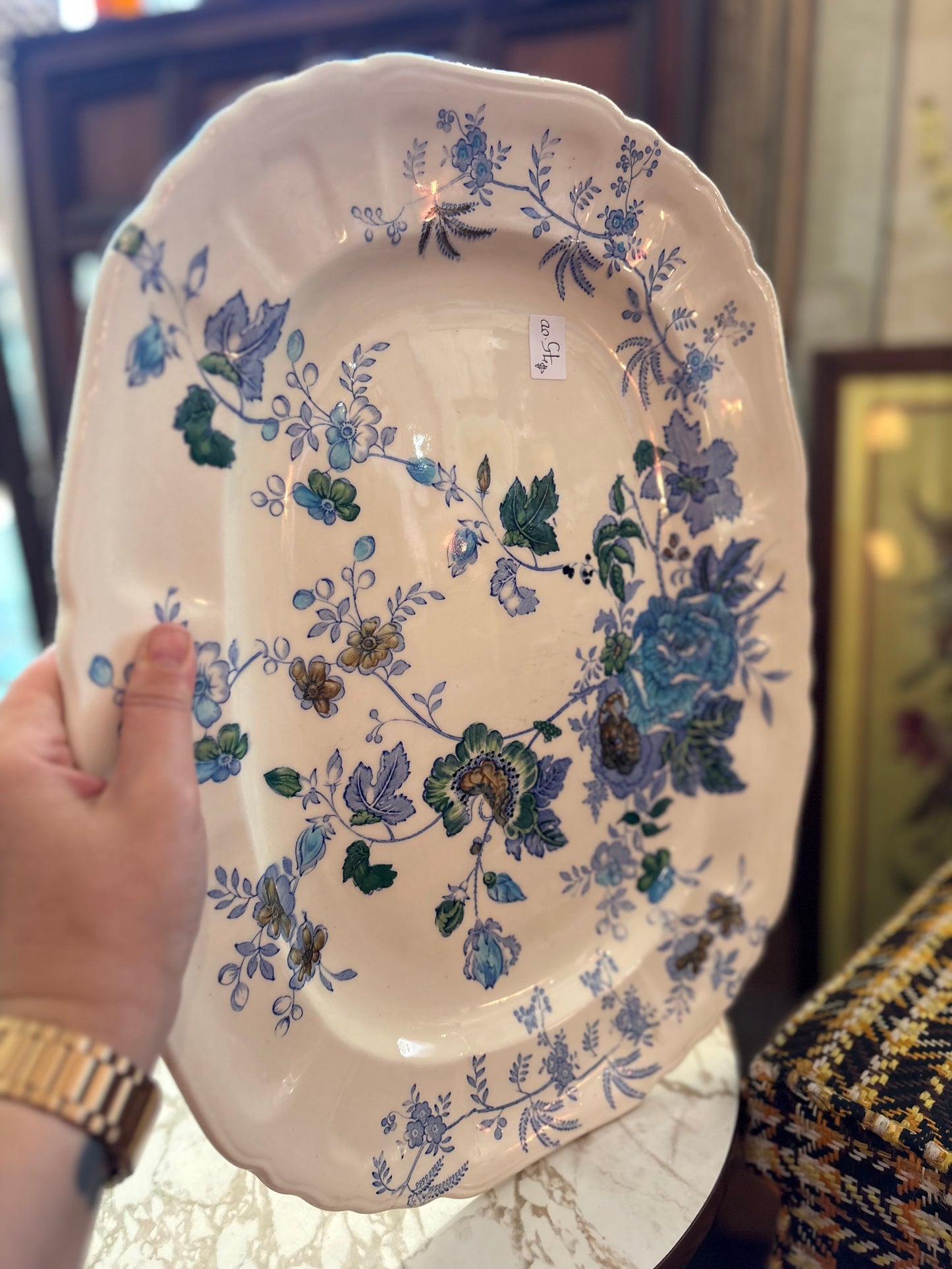 Mason’s England blue & white tray