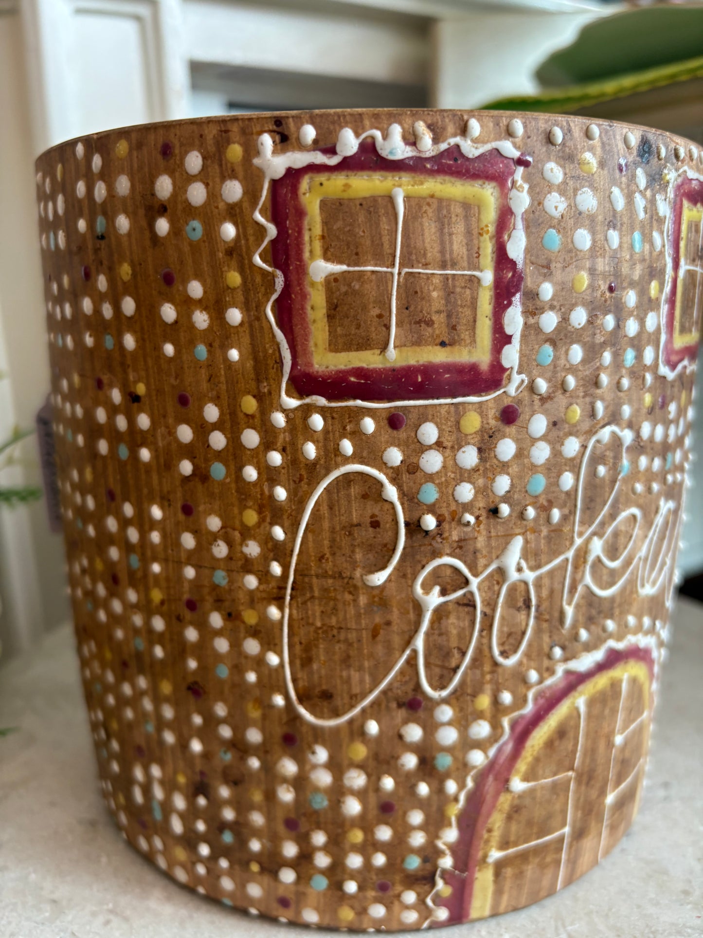 Ceramic Gingerbread cookie Jar - Made in Japan