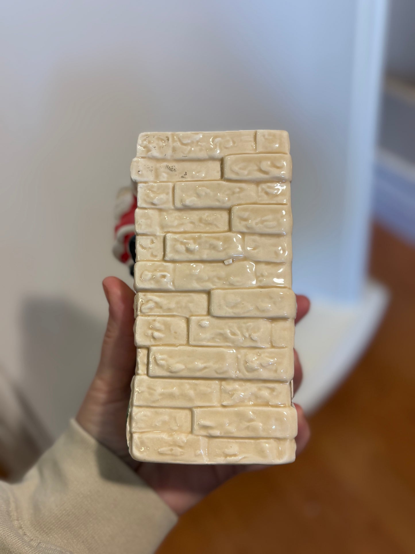 Giftwares Co- Nancy Pew ceramic Santa Chimney Planter