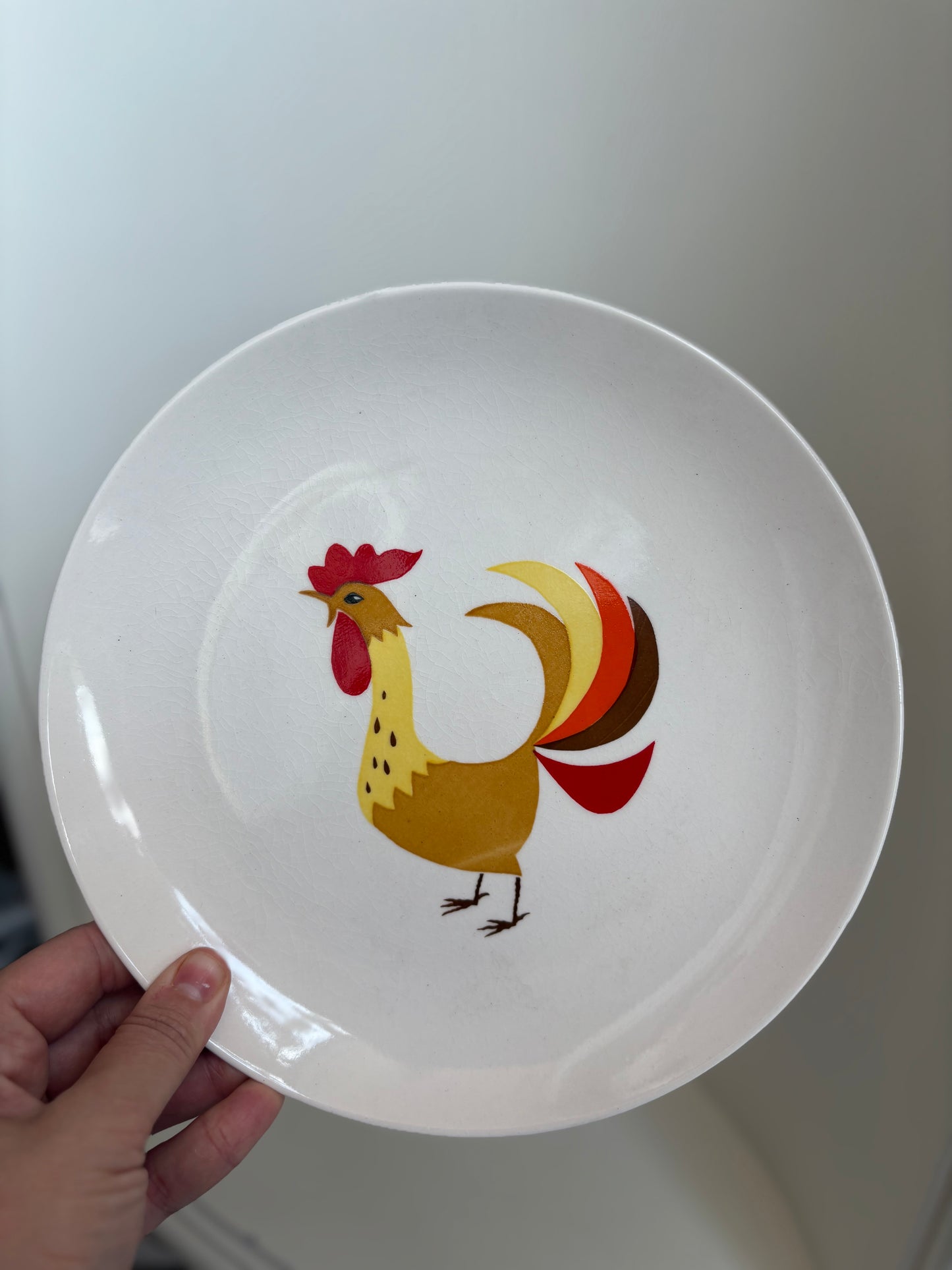 Holt Howard Rooster Dinner Plates