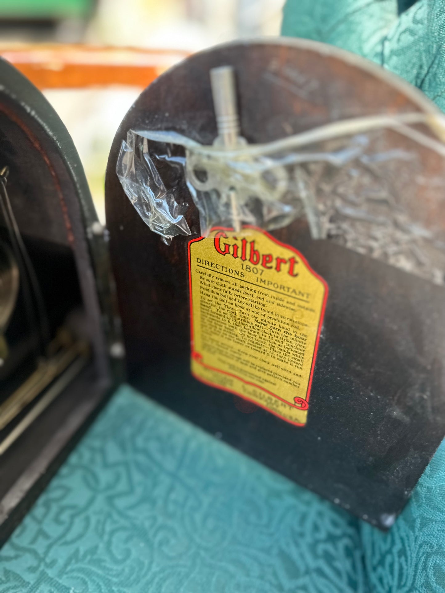 Gilbert Wooden Mantle Clock