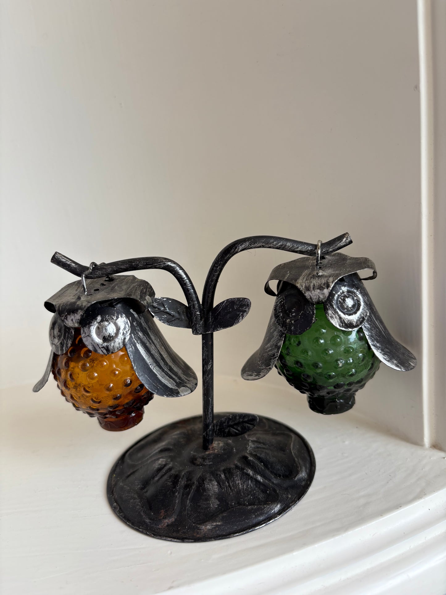 Hanging Owl Salt & Pepper Set