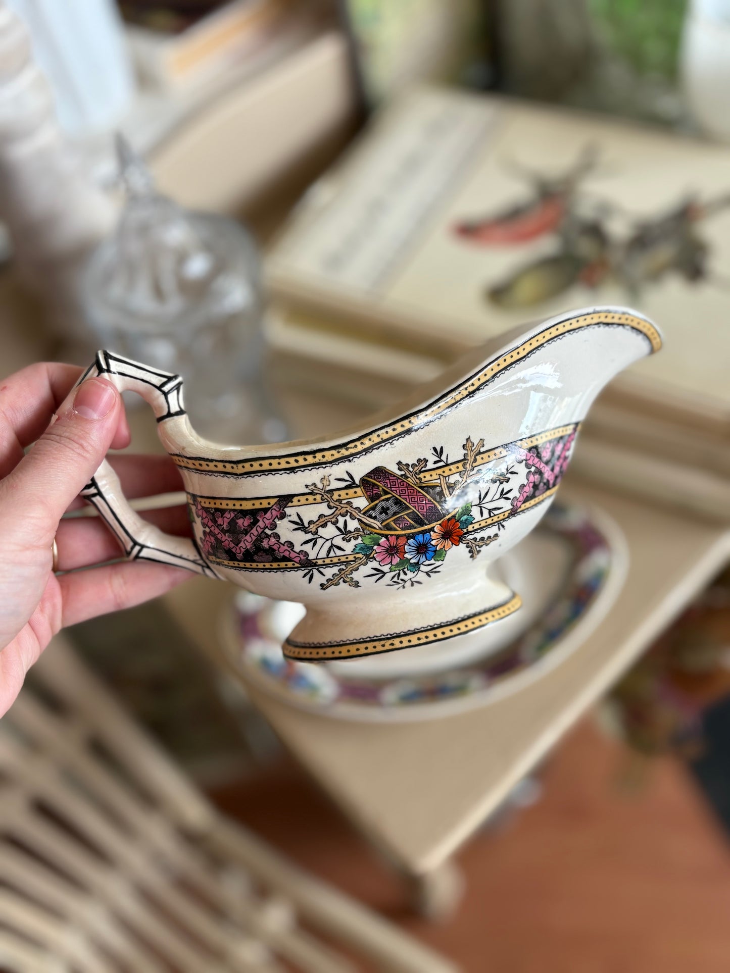 1881-1887 Moresque Imports Gravy Boat