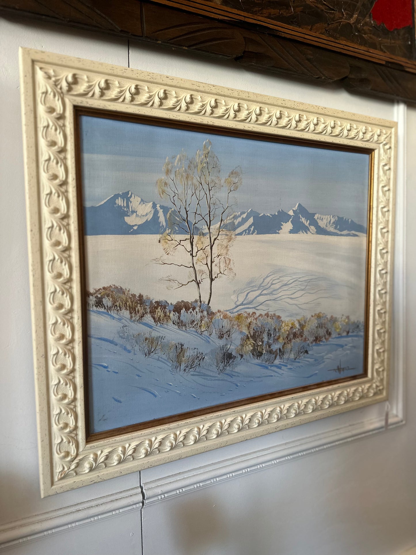 Richard Ellis Wagner winter painting