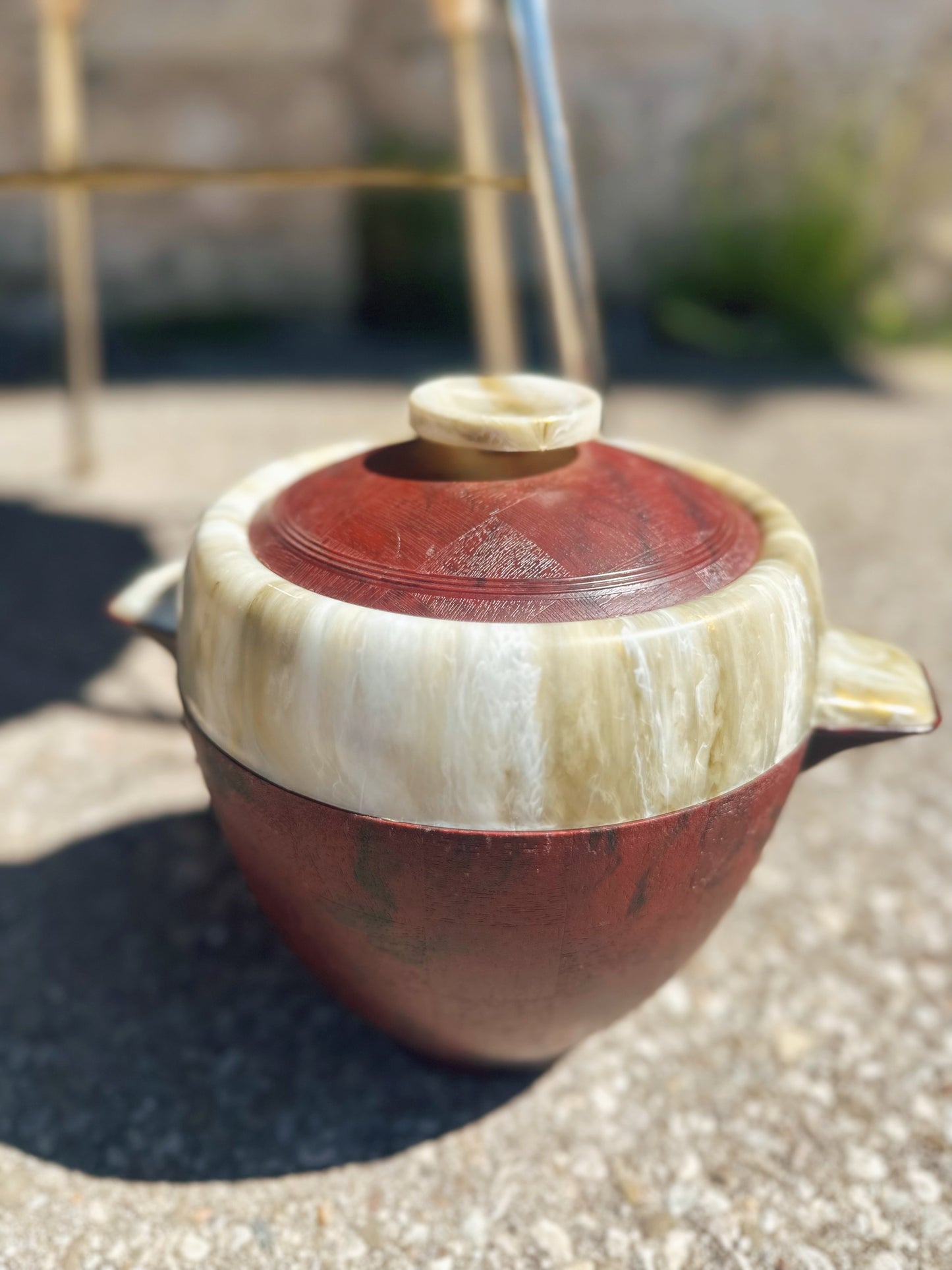 1960s Plastic two tone ice bucket