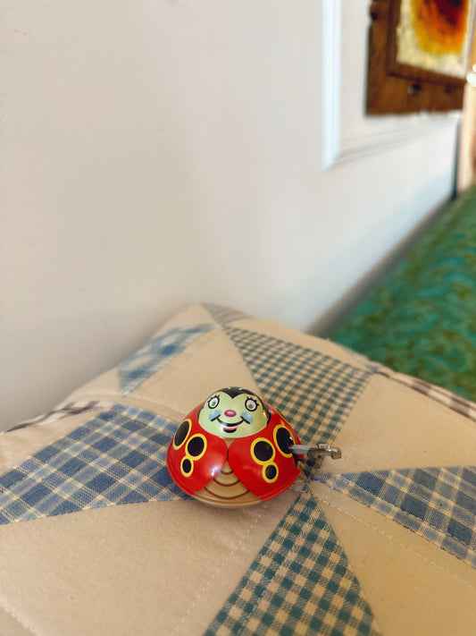 Rocket USA Ladybug Wind Up Tin Toy