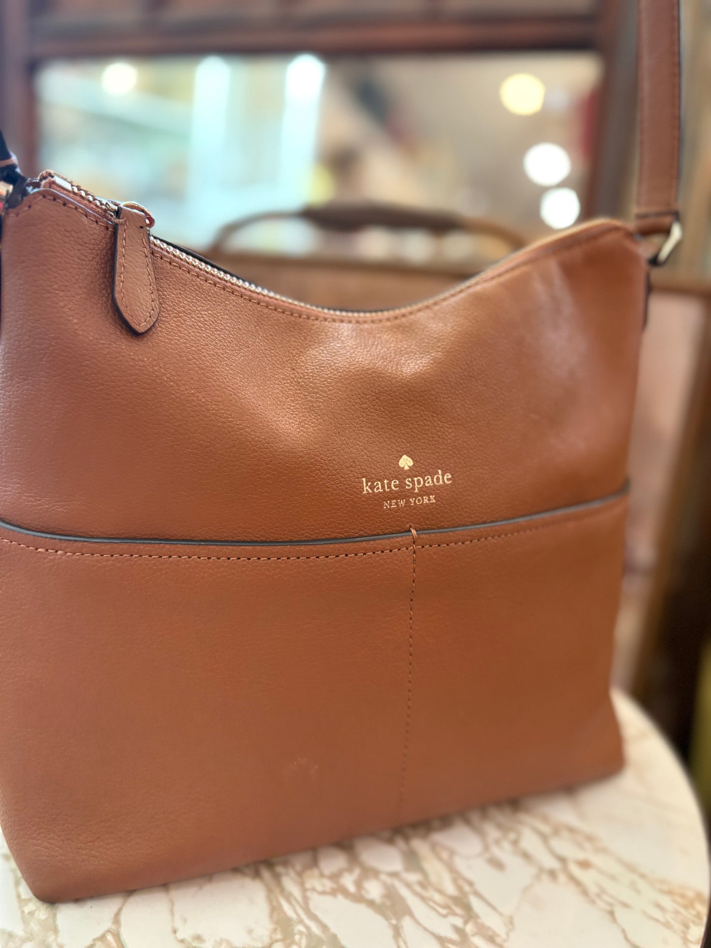 Kate Spade Brown Slouch Bag