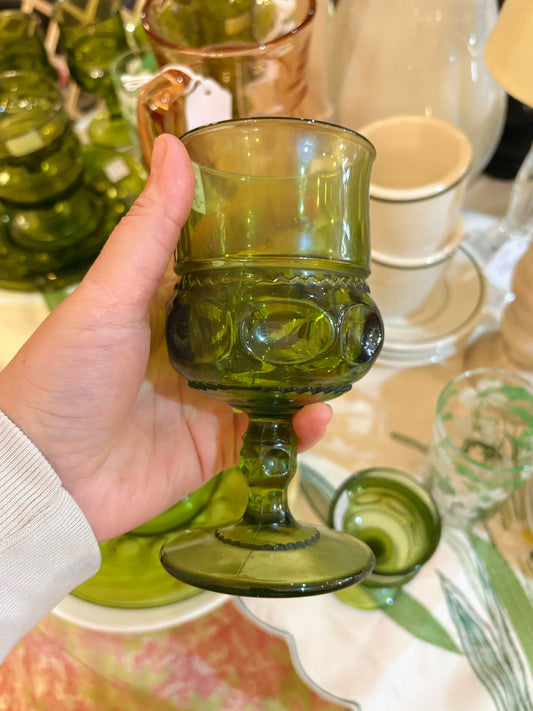 Green King Crown Large Cups - set of 6