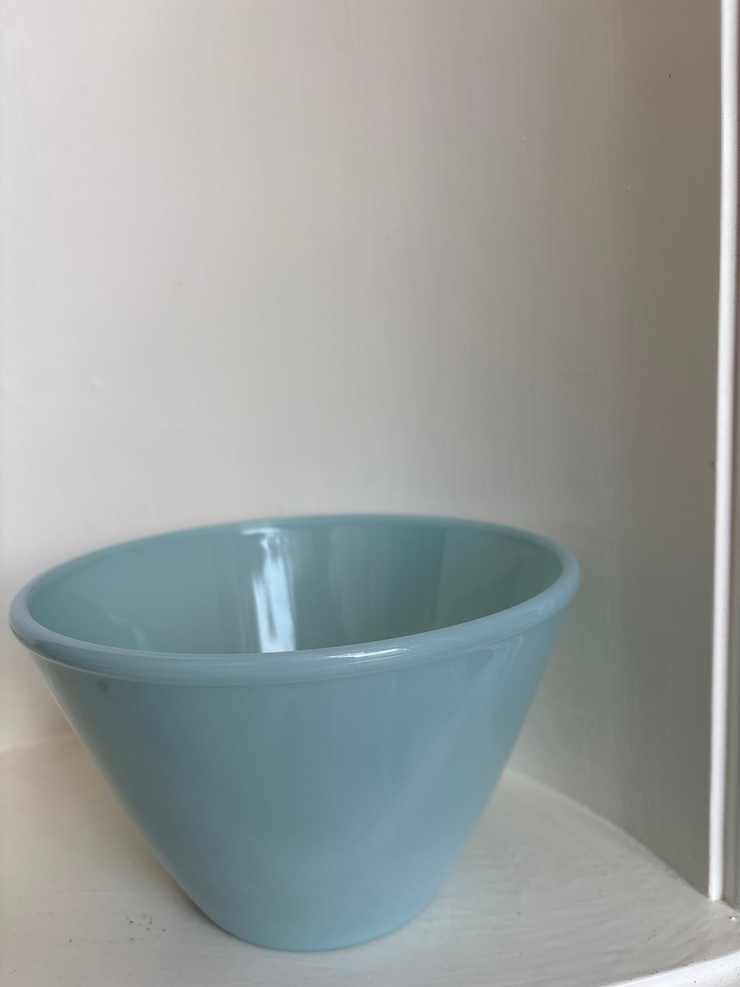 Small FireKing Blue Delphite Bowl