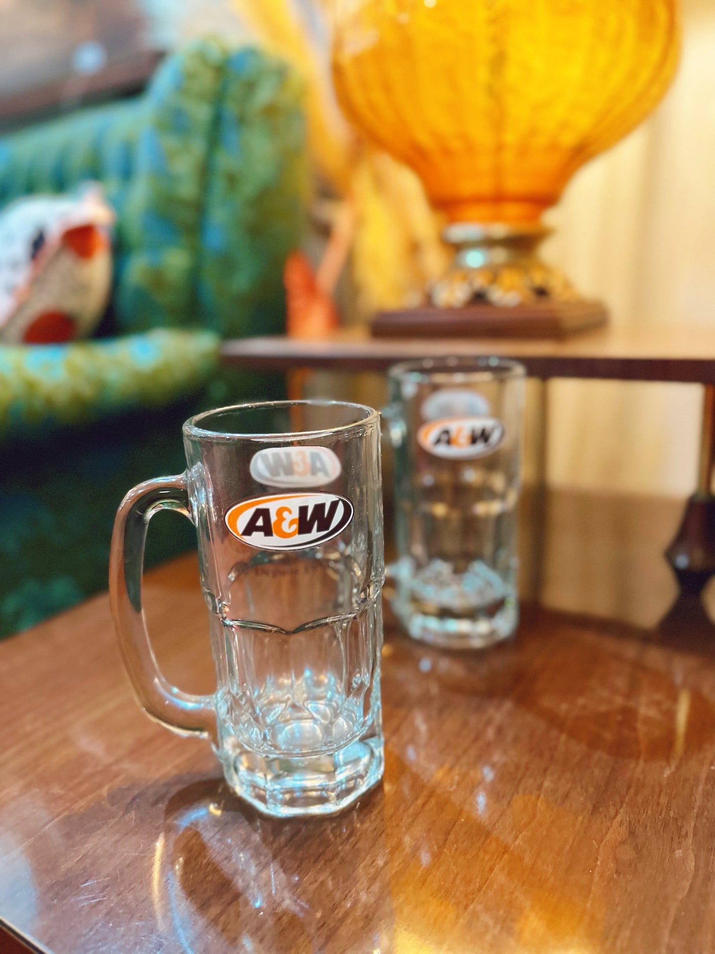 A&W root beer mugs