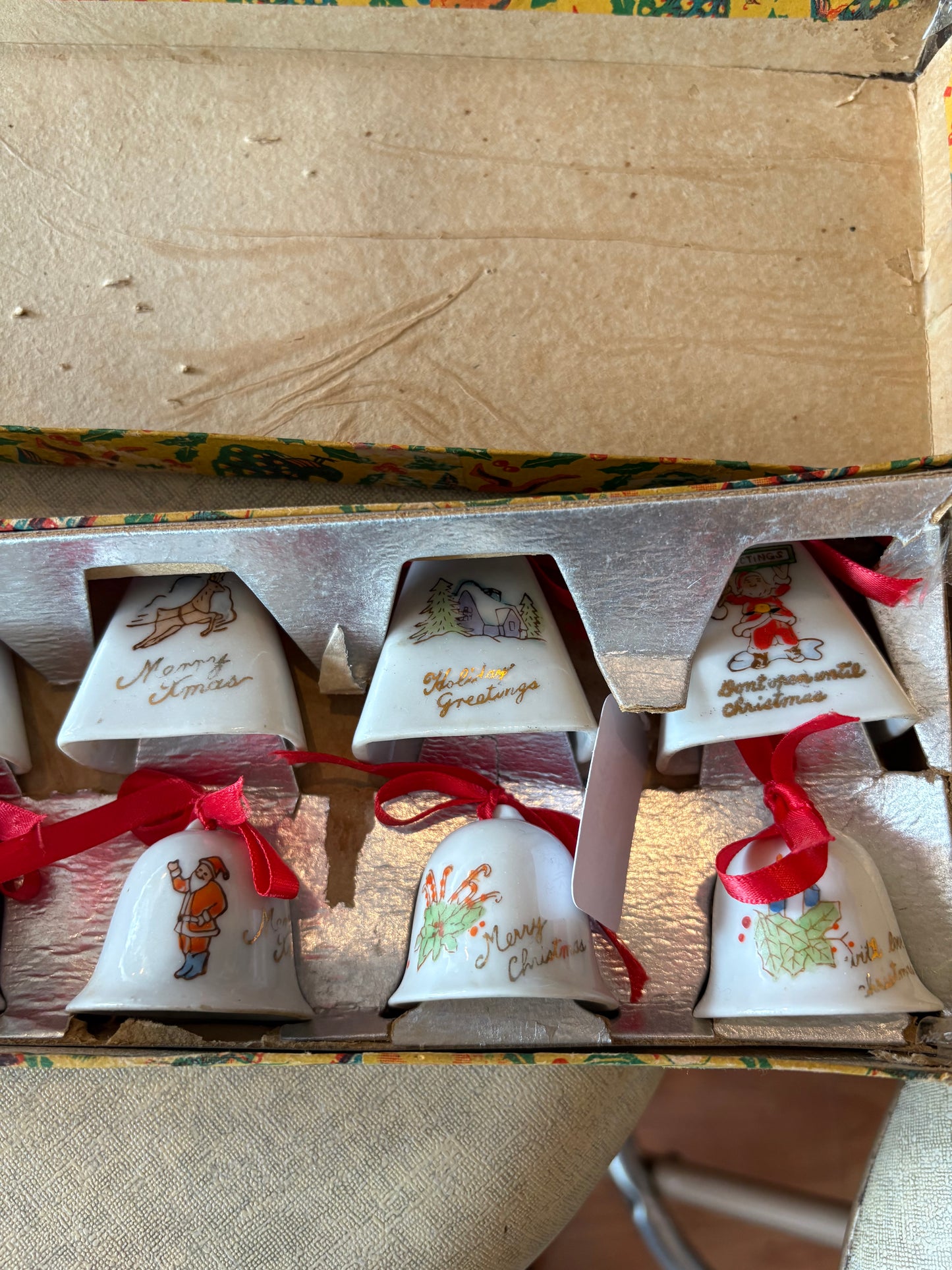 Christmas Bells - set of 12 Made in Japan
