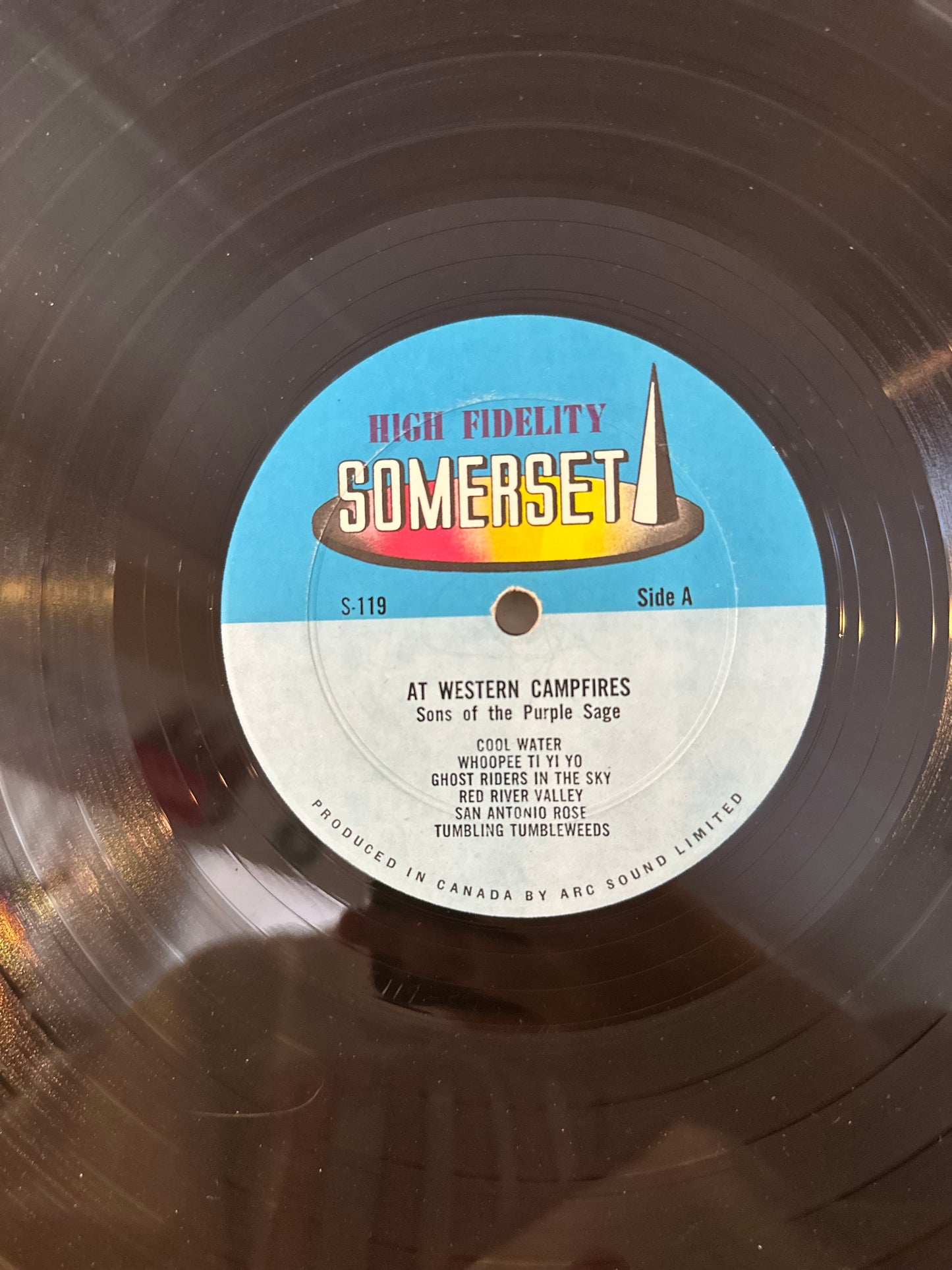 At Western Campires - The Sons of the Purple Sage Vinyl