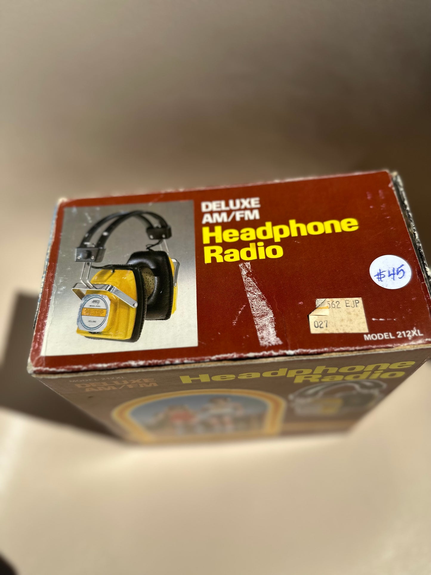 Jasco Deluxe Headphone Radio