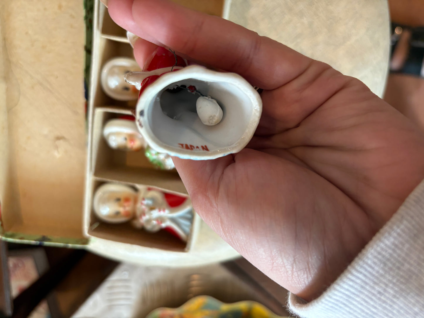 Christmas Angel bells - made in Japan set of 5