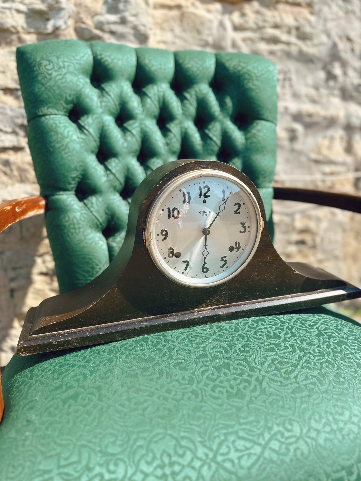 Gilbert Wooden Mantle Clock