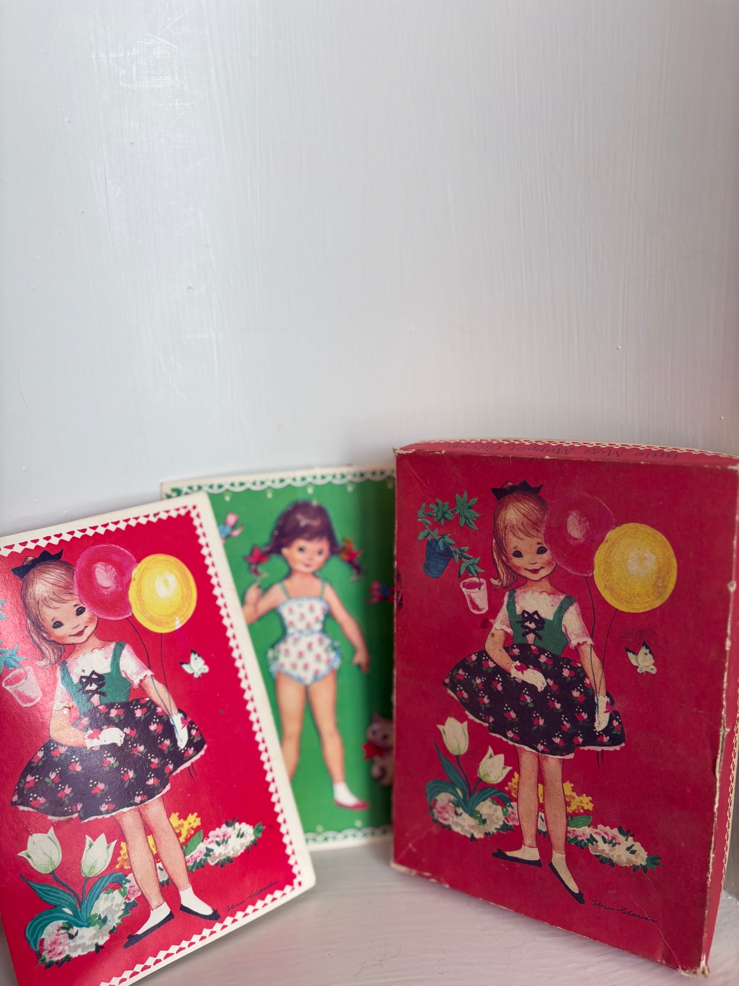 Little Miss Moppet box of cutout cards