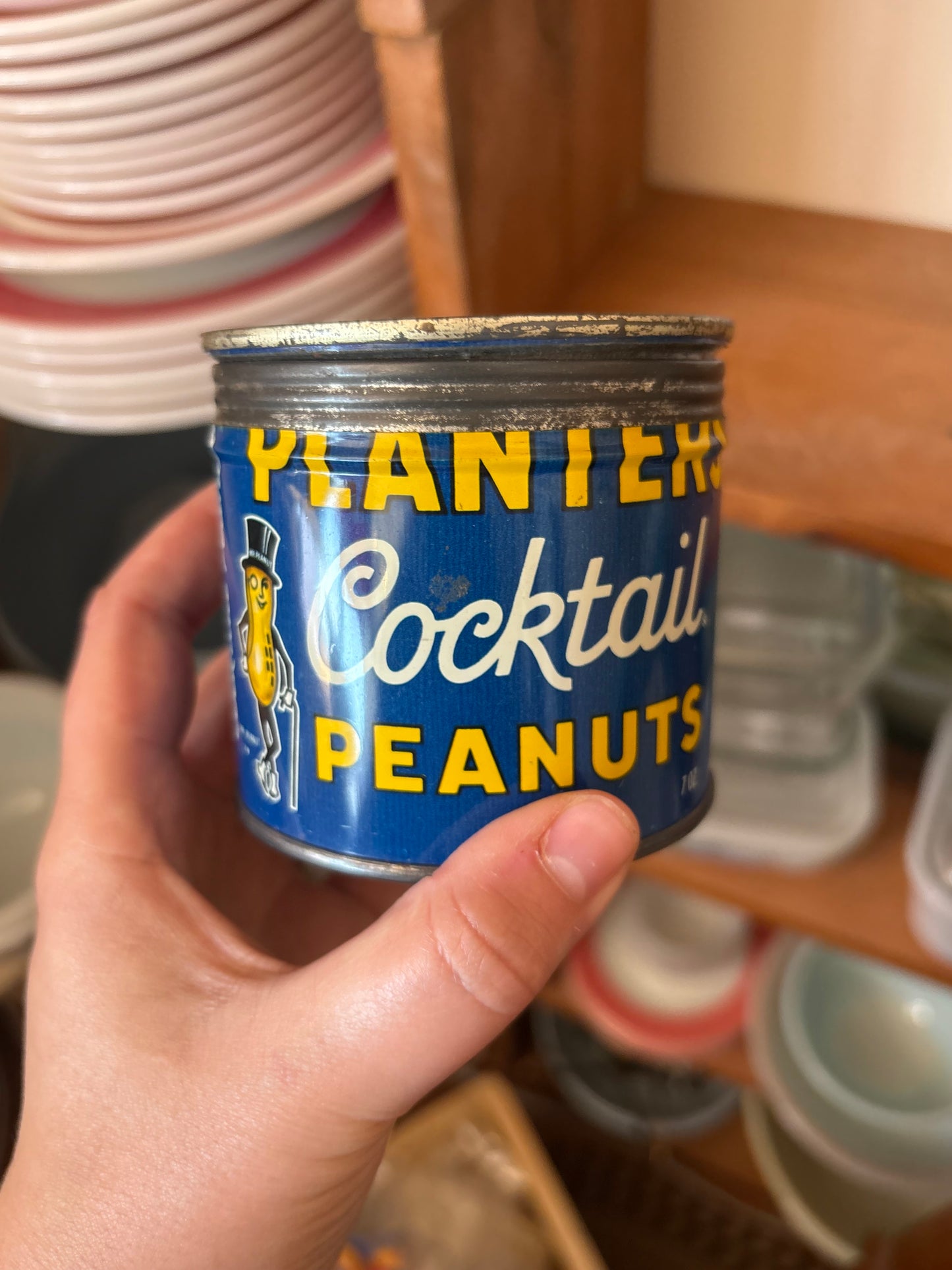 Planters Cocktail Peanuts Vintage Tin