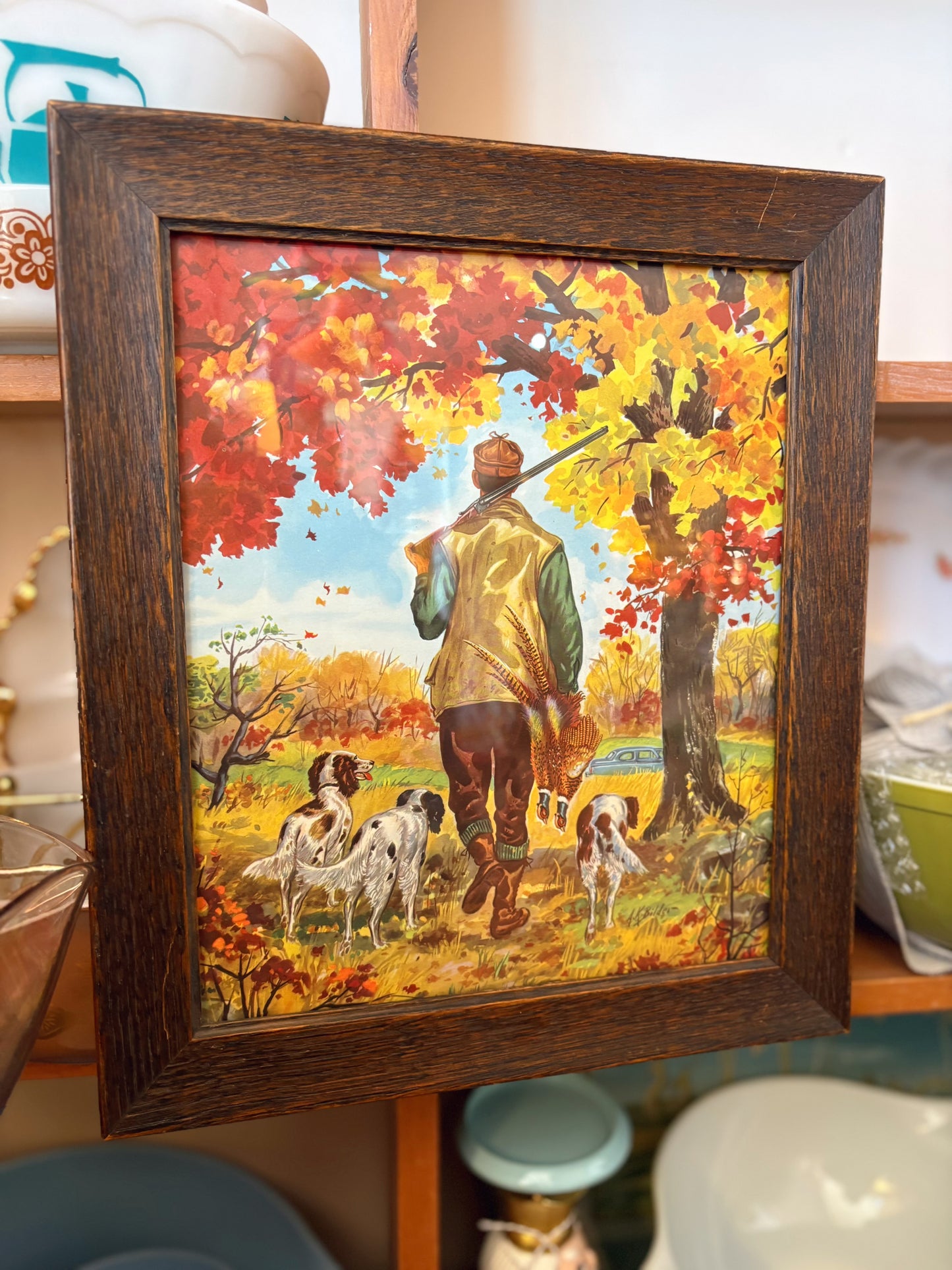 1950s A.K Bilder Framed Print