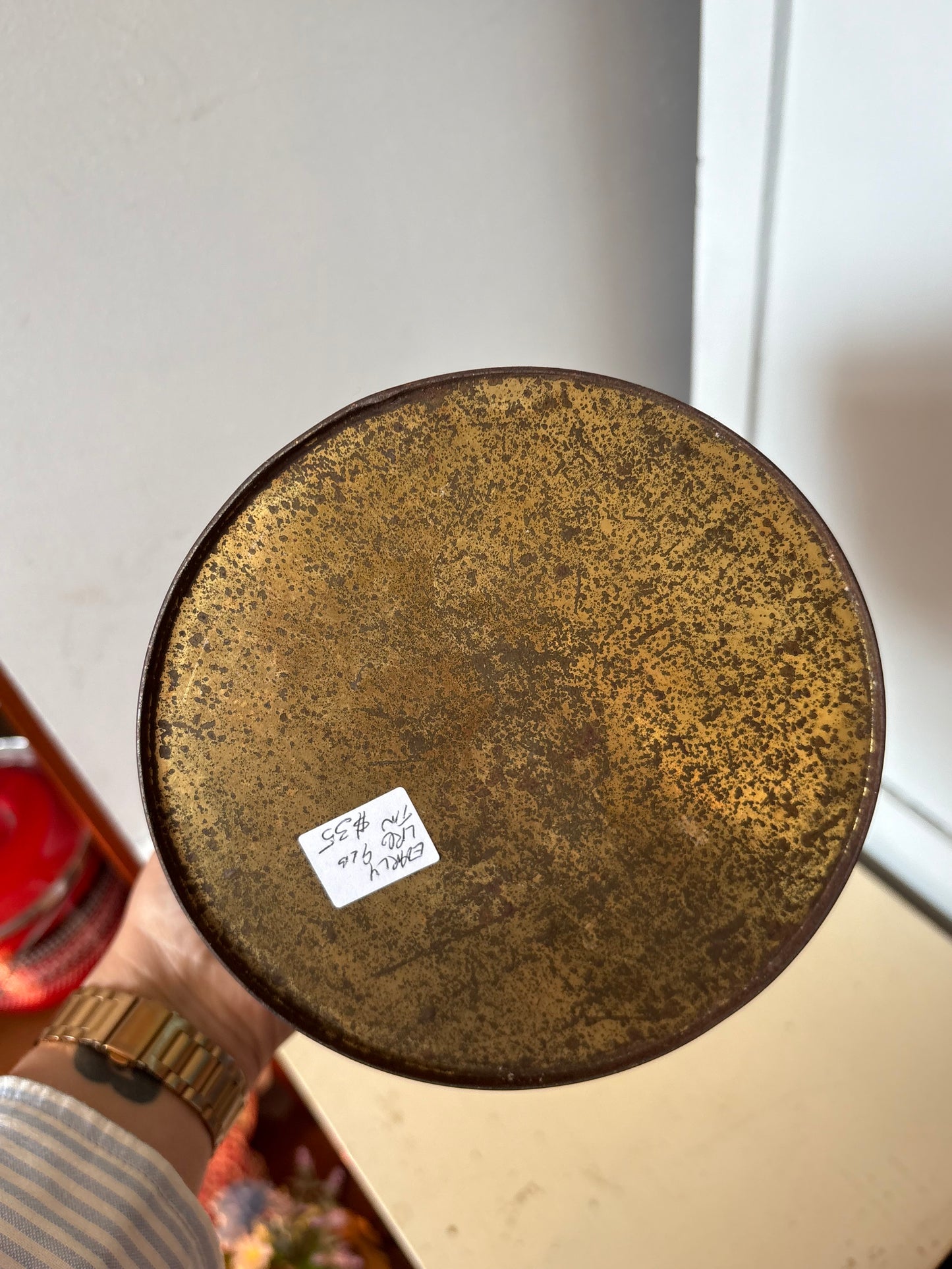 Large Pure Honey tin - 9lbs - C.J.D Facey