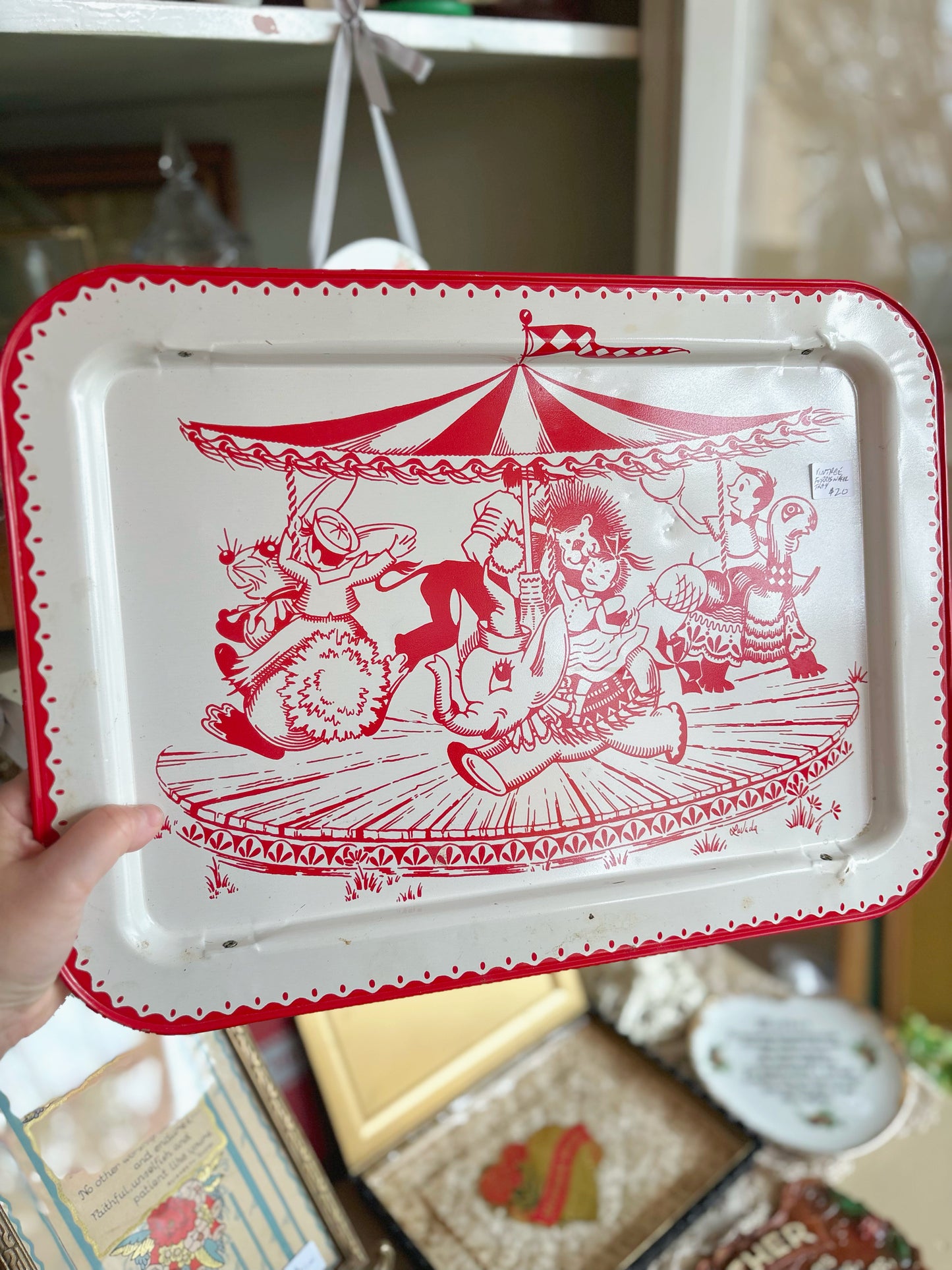 Folding Ferris Wheel Tray