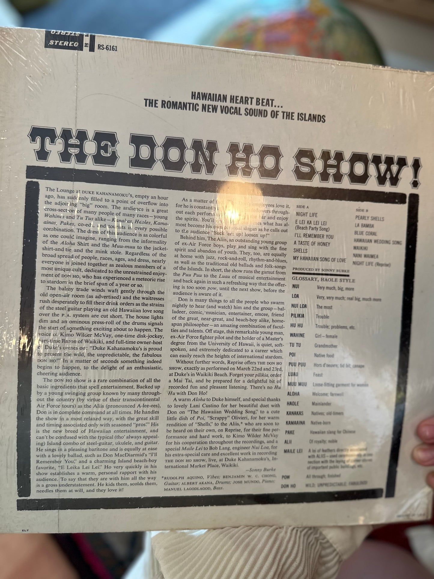 The Don Ho Show Live From Hawaii Vinyl Record unopened original packaging