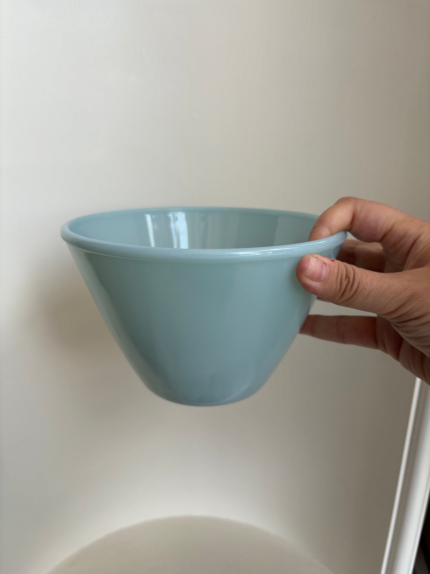 Small FireKing Blue Delphite Bowl