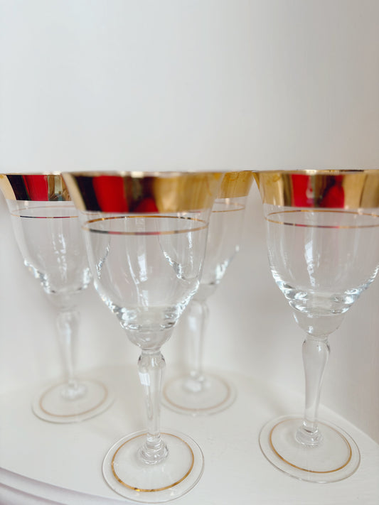 Dorothy Thorpe Crystal Champagne Glasses (set of 4)