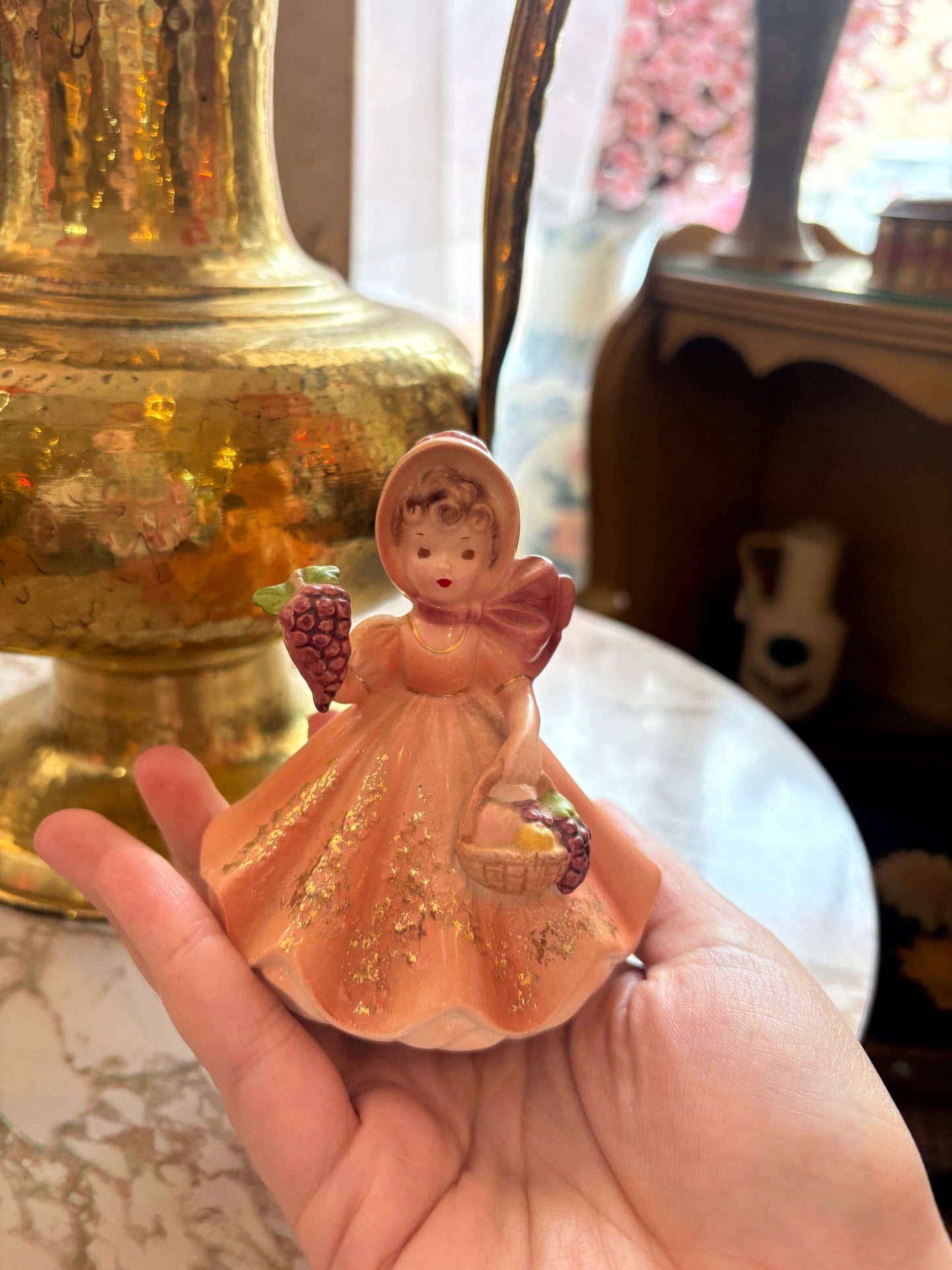 Josef Originals Bell Figurine - harvest girl