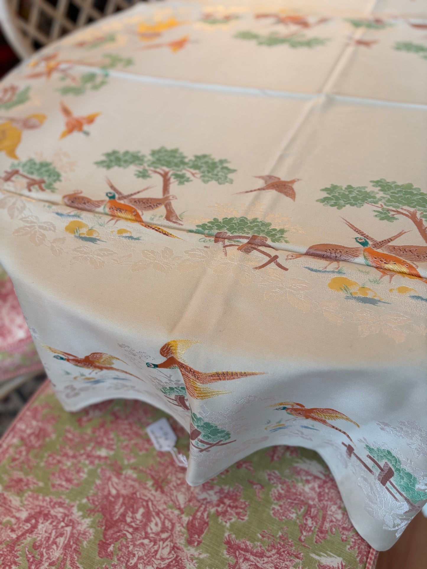 Pheasant TableCloth 68x48