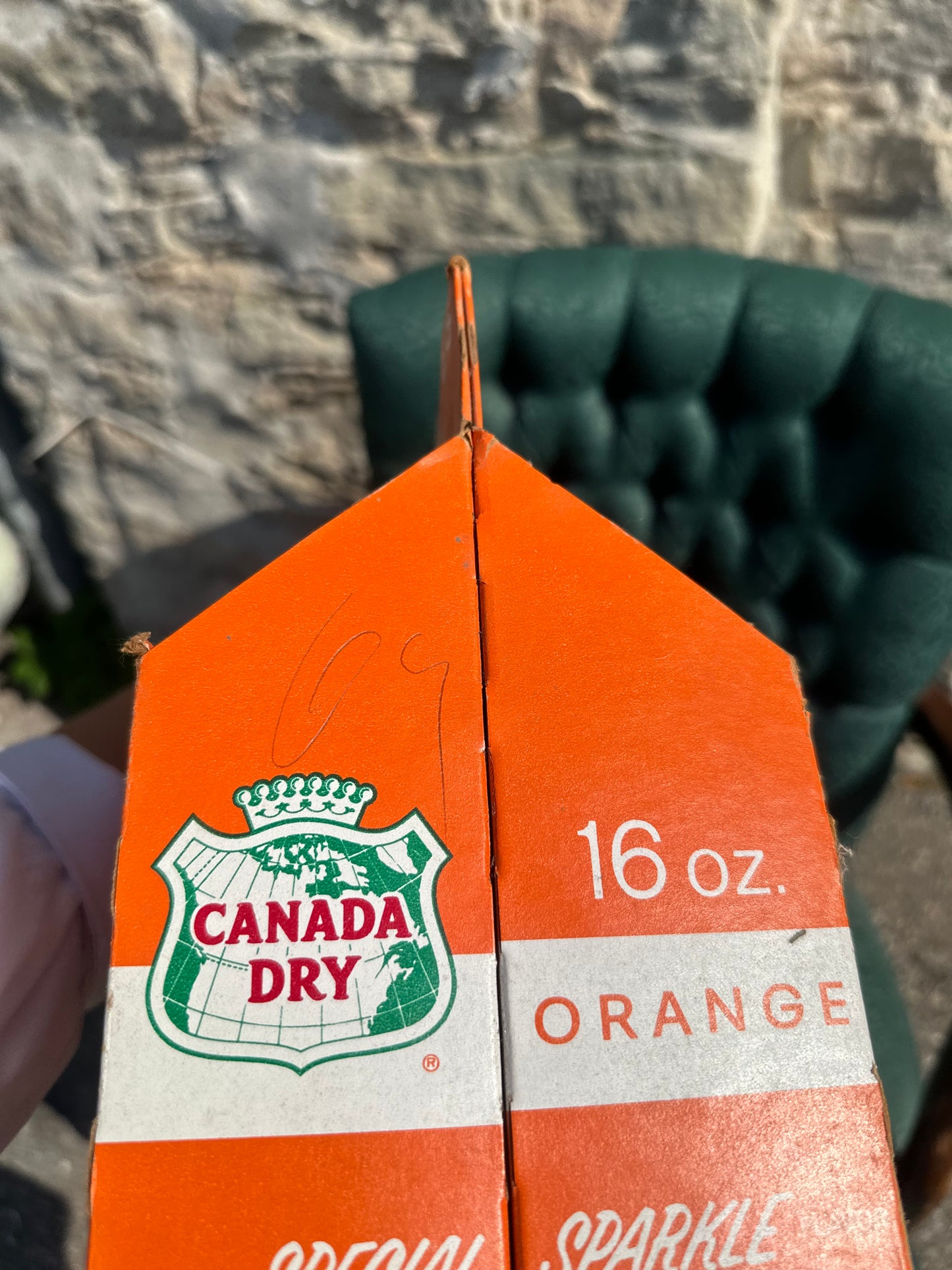 60s/70s Canada Dry Orange Carrying Case