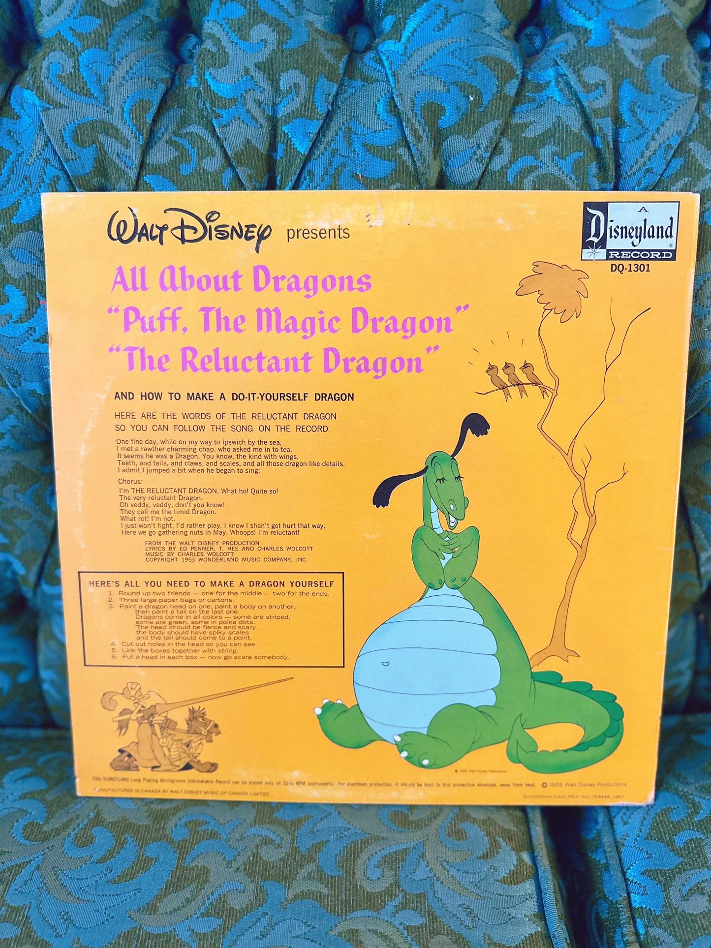 1966 All About Dragons - Disneyland Record (1301)