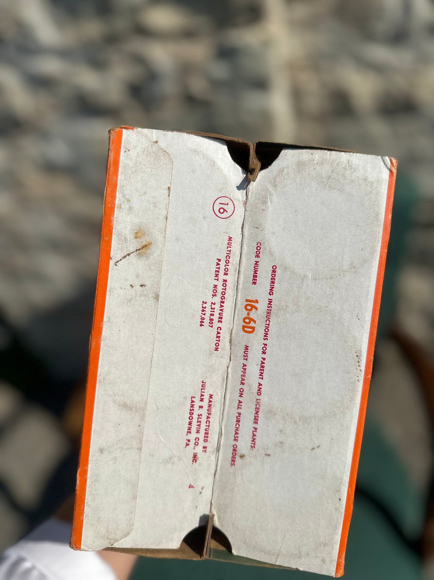 60s/70s Canada Dry Orange Carrying Case