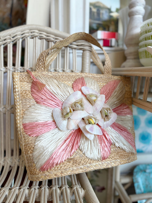 Woven shell tote