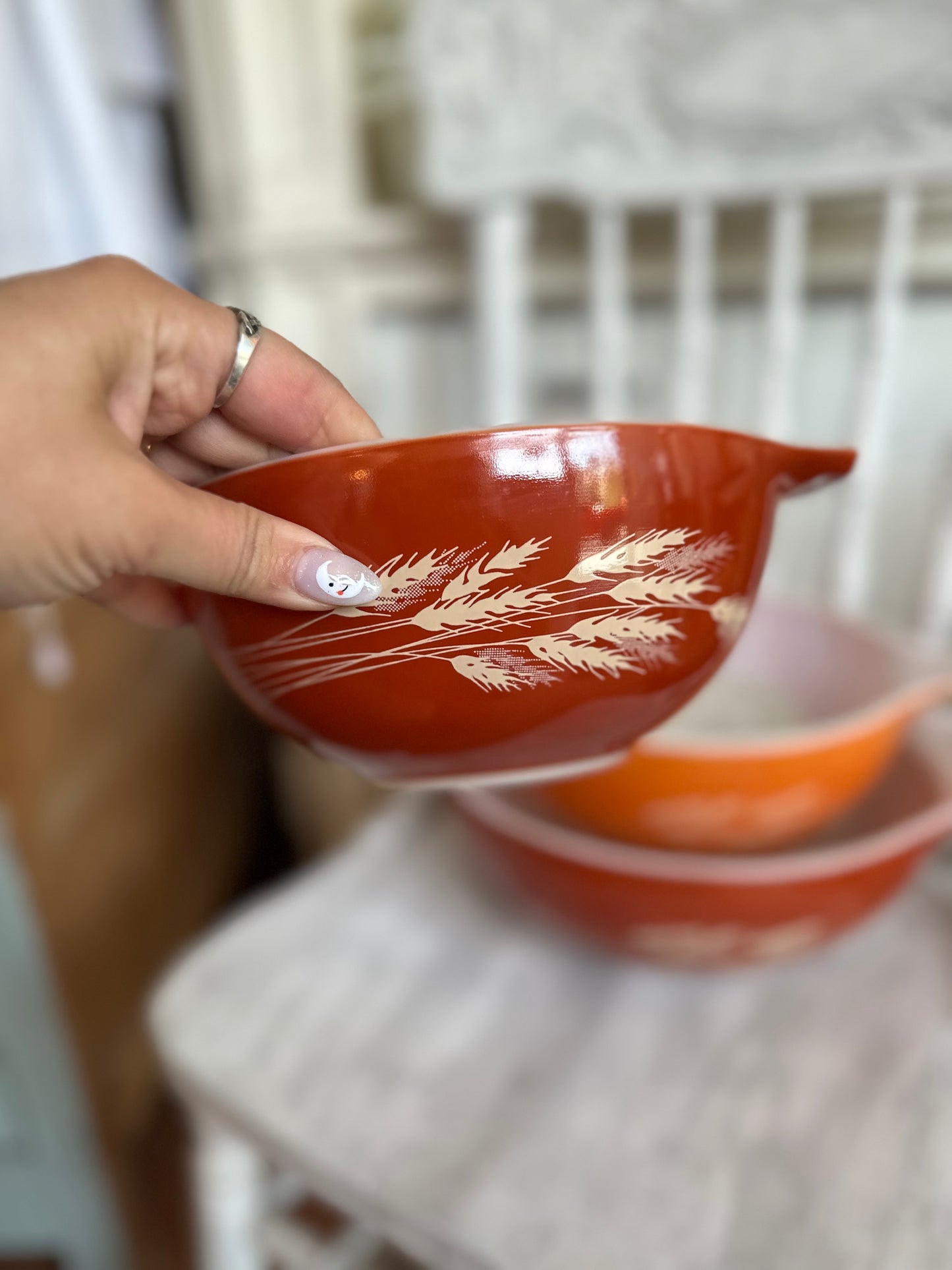 Autumn Harvest Pyrex cinderella bowl 3 piece set