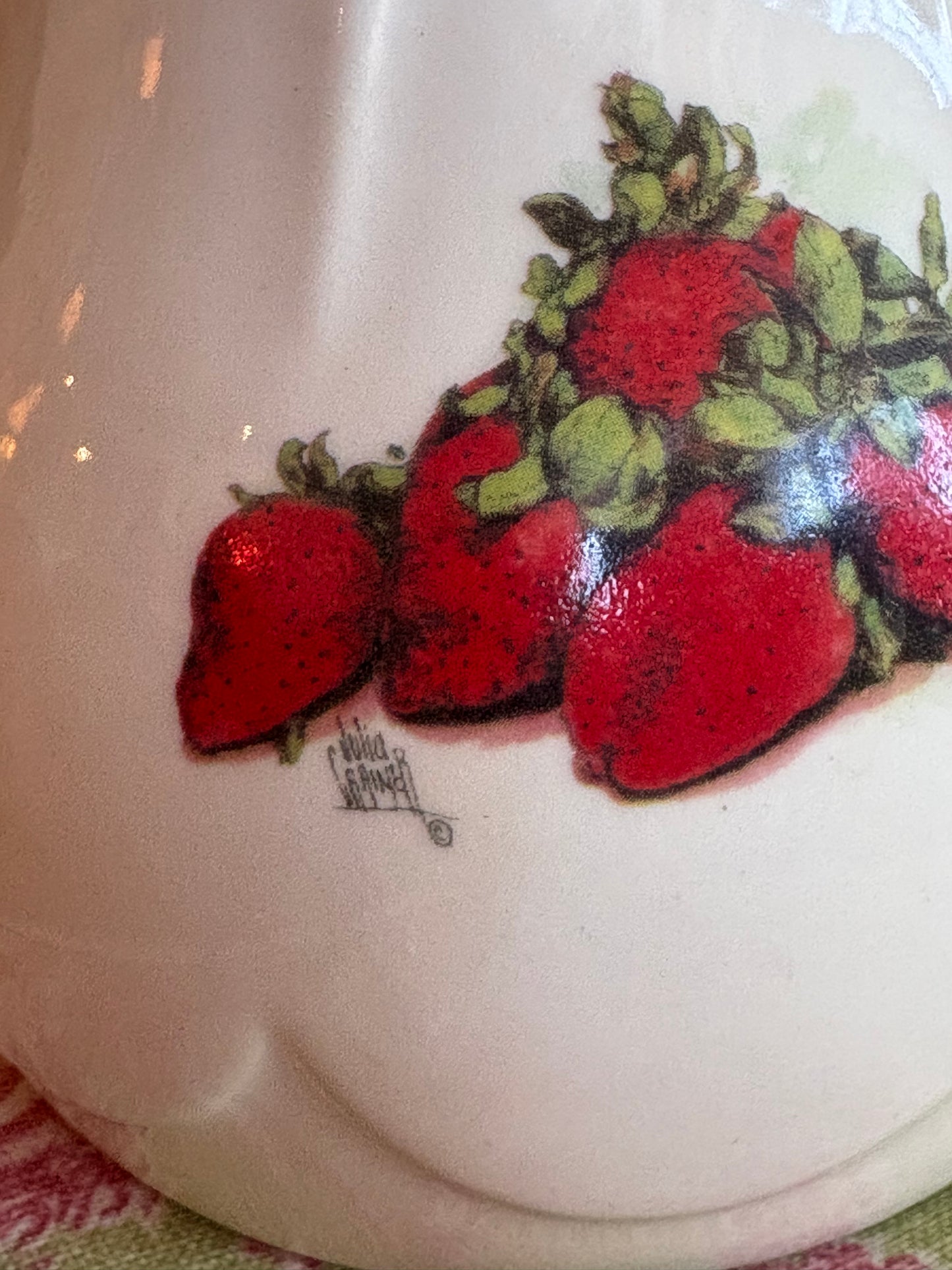Julia Grainer Strawberry Kitchen Canister Set