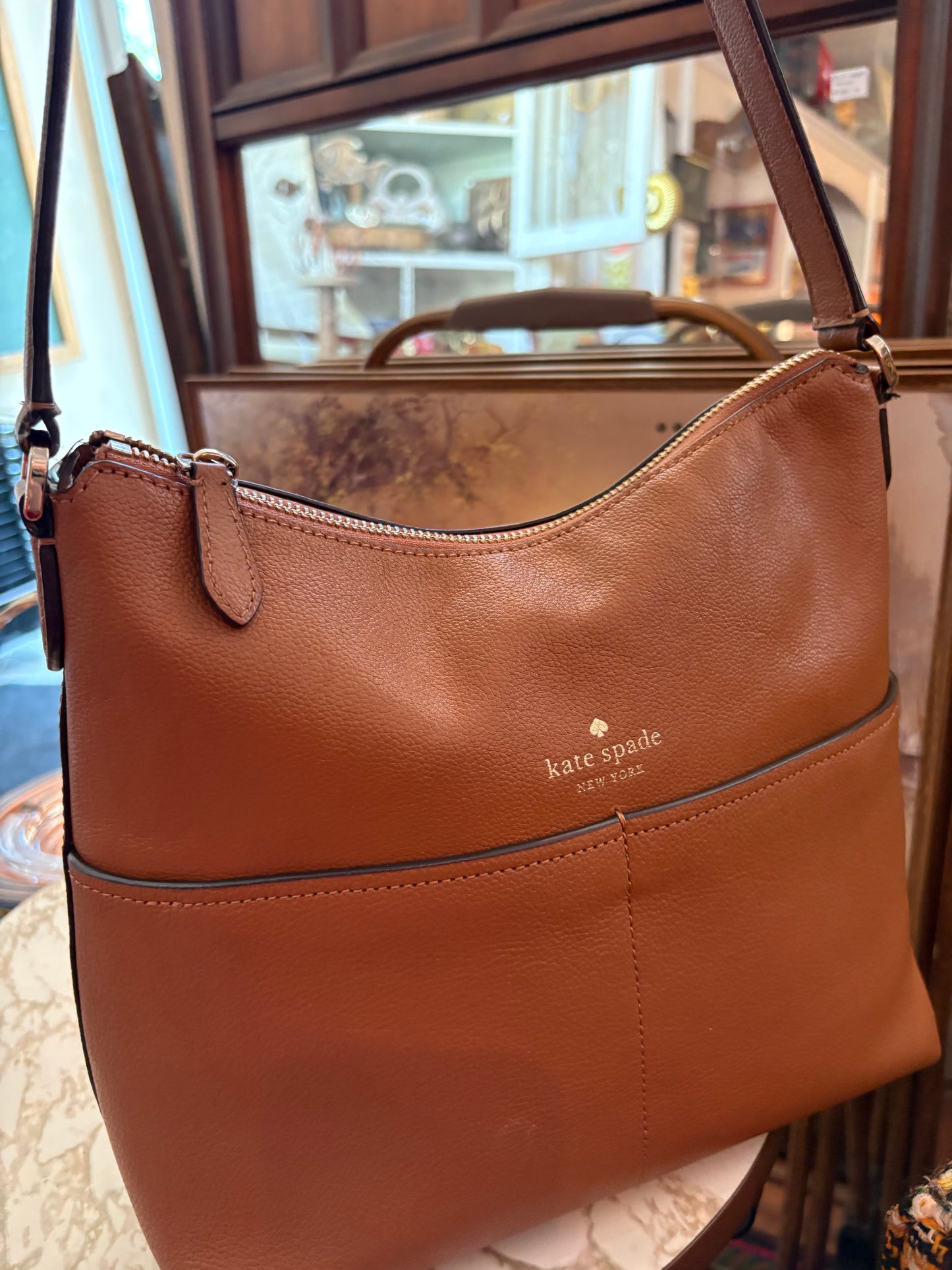 Kate Spade Brown Slouch Bag