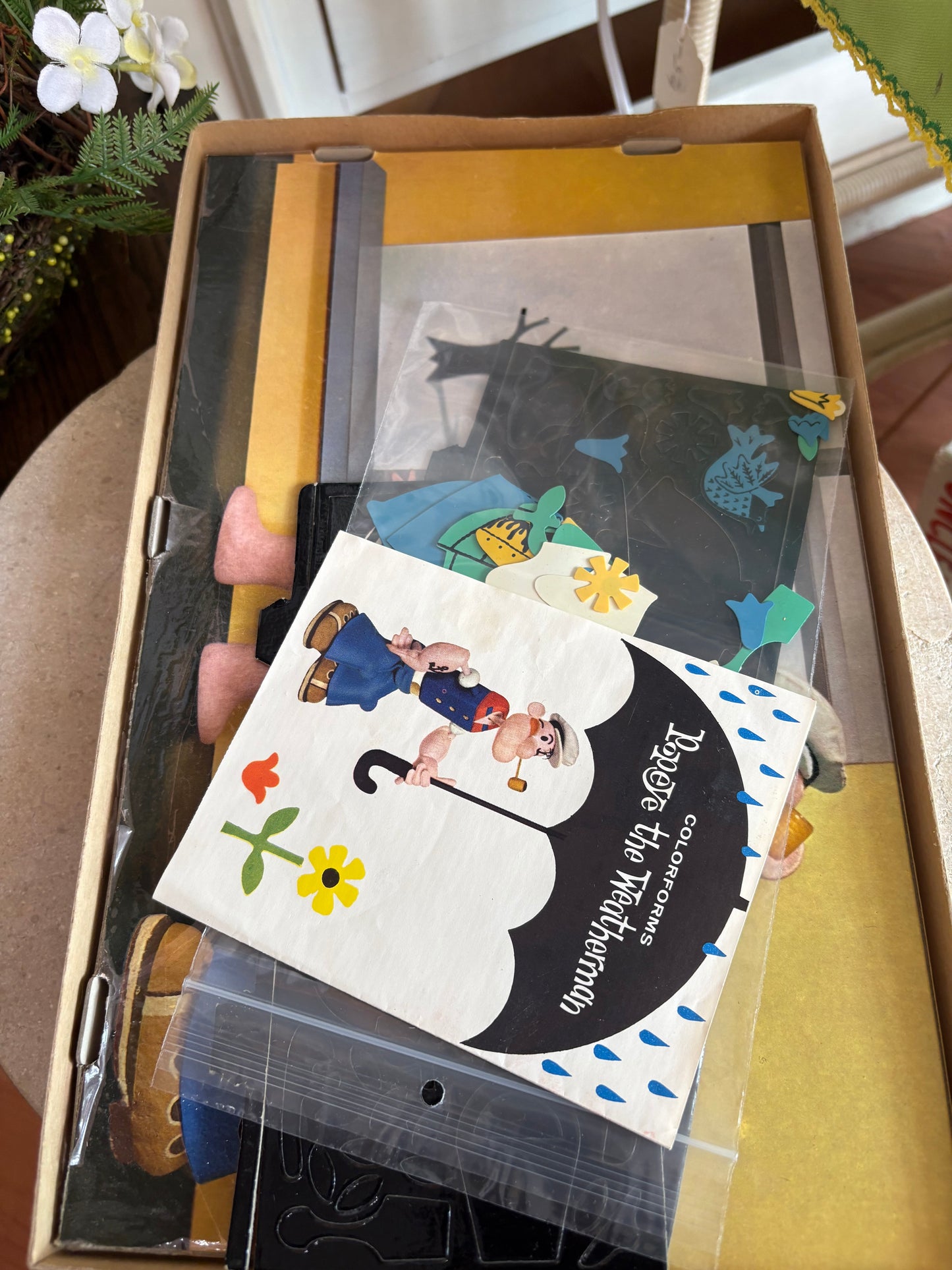 1959 Colorforms- Popeye the Weatherman