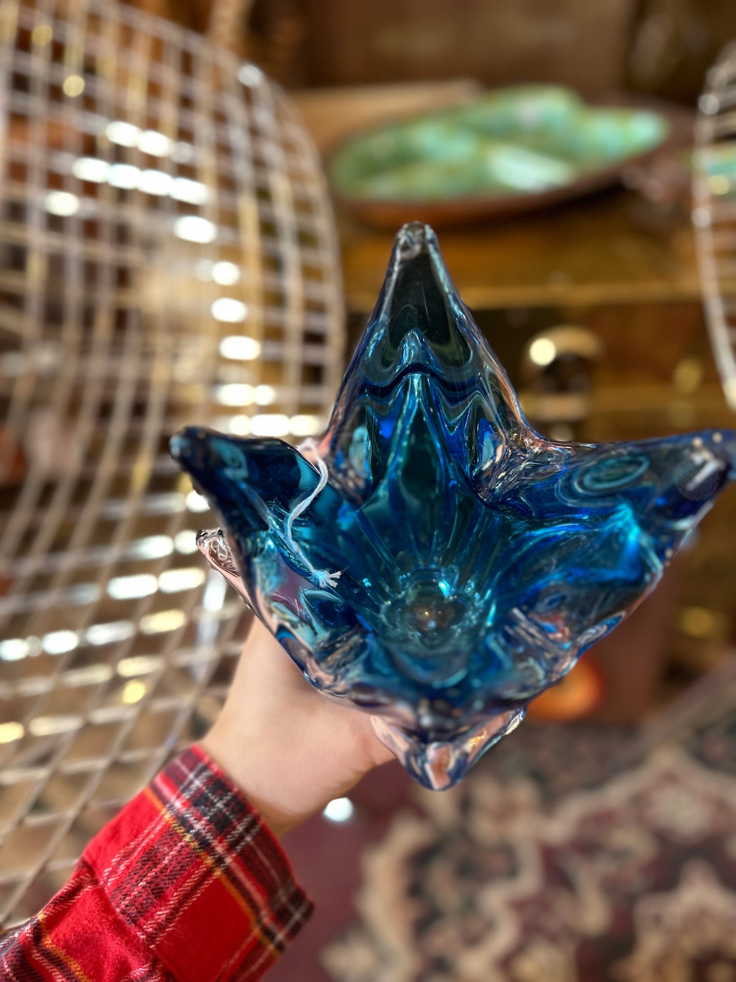1960s Chalet Canadian Signed art Glass