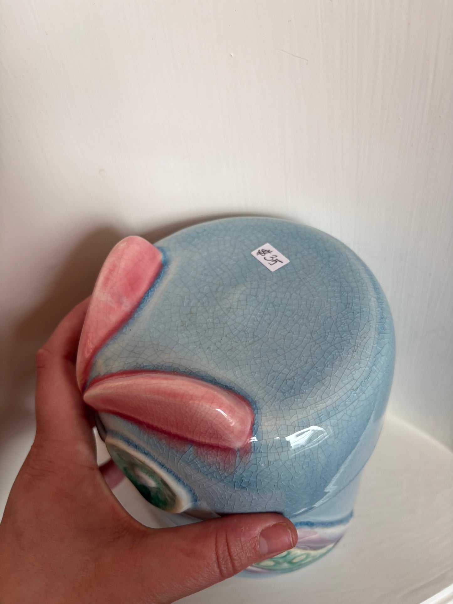 Owl Pottery Cookie Jar