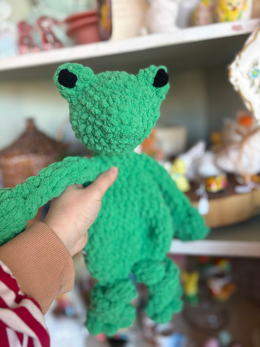 Cuddle Frog Plushie - Handmade by Nana