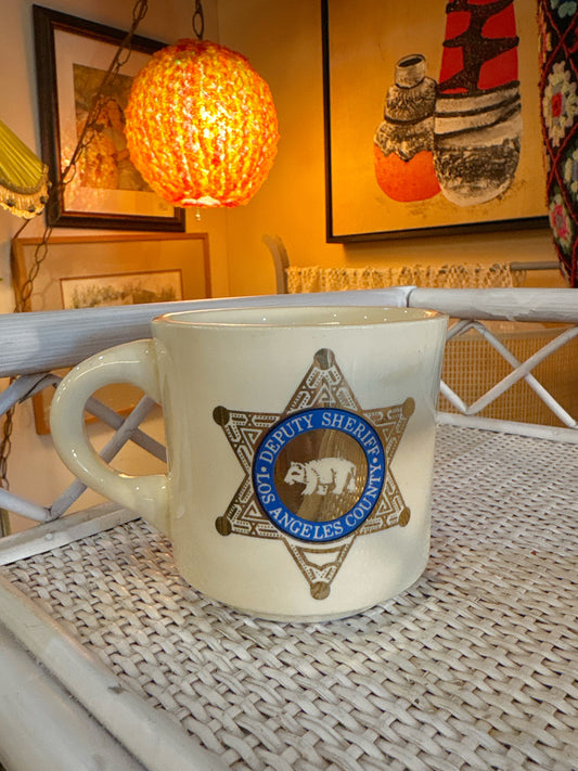 1970s Deputy Sheriff Los Angeles County Mom Mug
