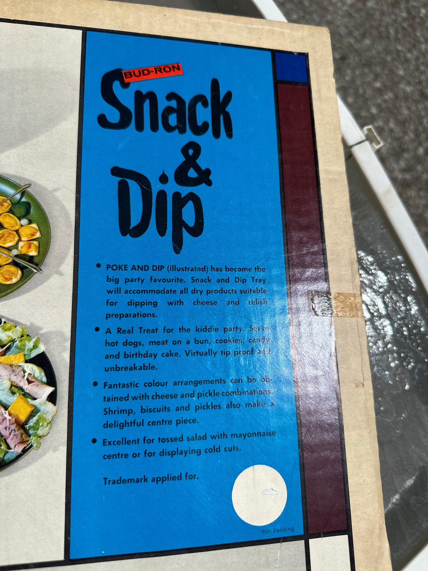 Snack & Dip Tray with original box - never used