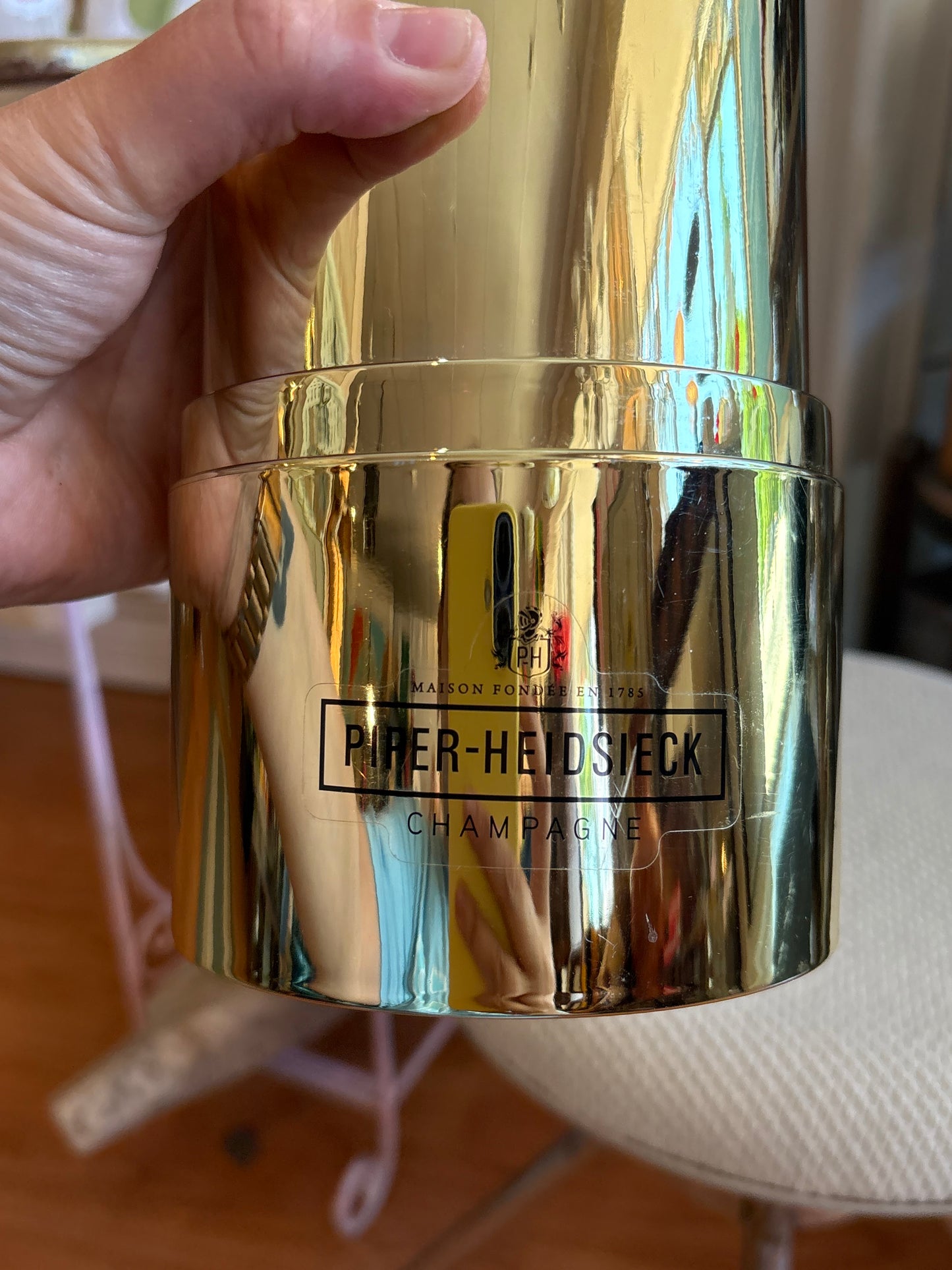 Lipstick Case Champagne Cooler - piper heidsieck champagne