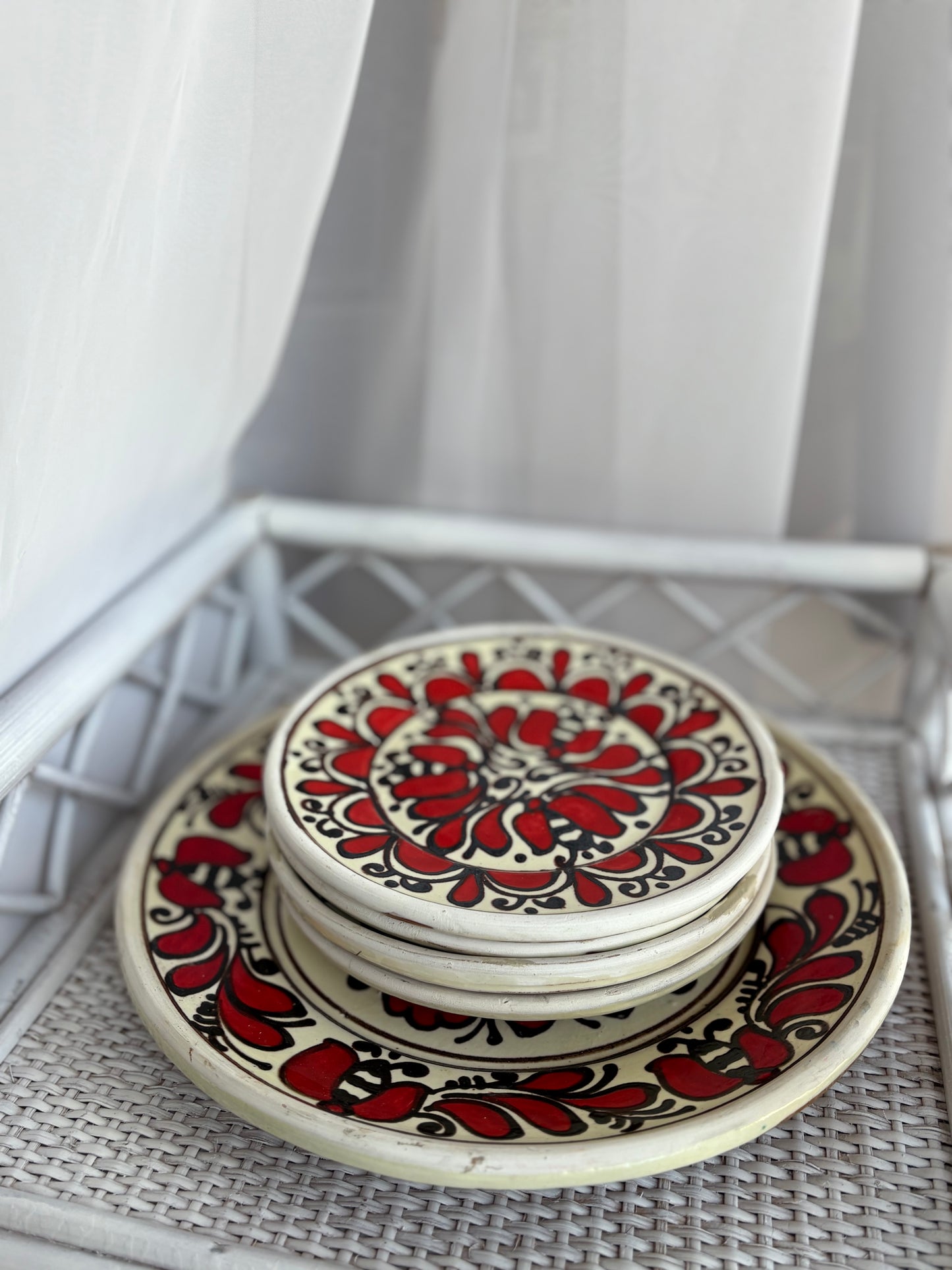 Korond Pottery Hungary Wall Plates