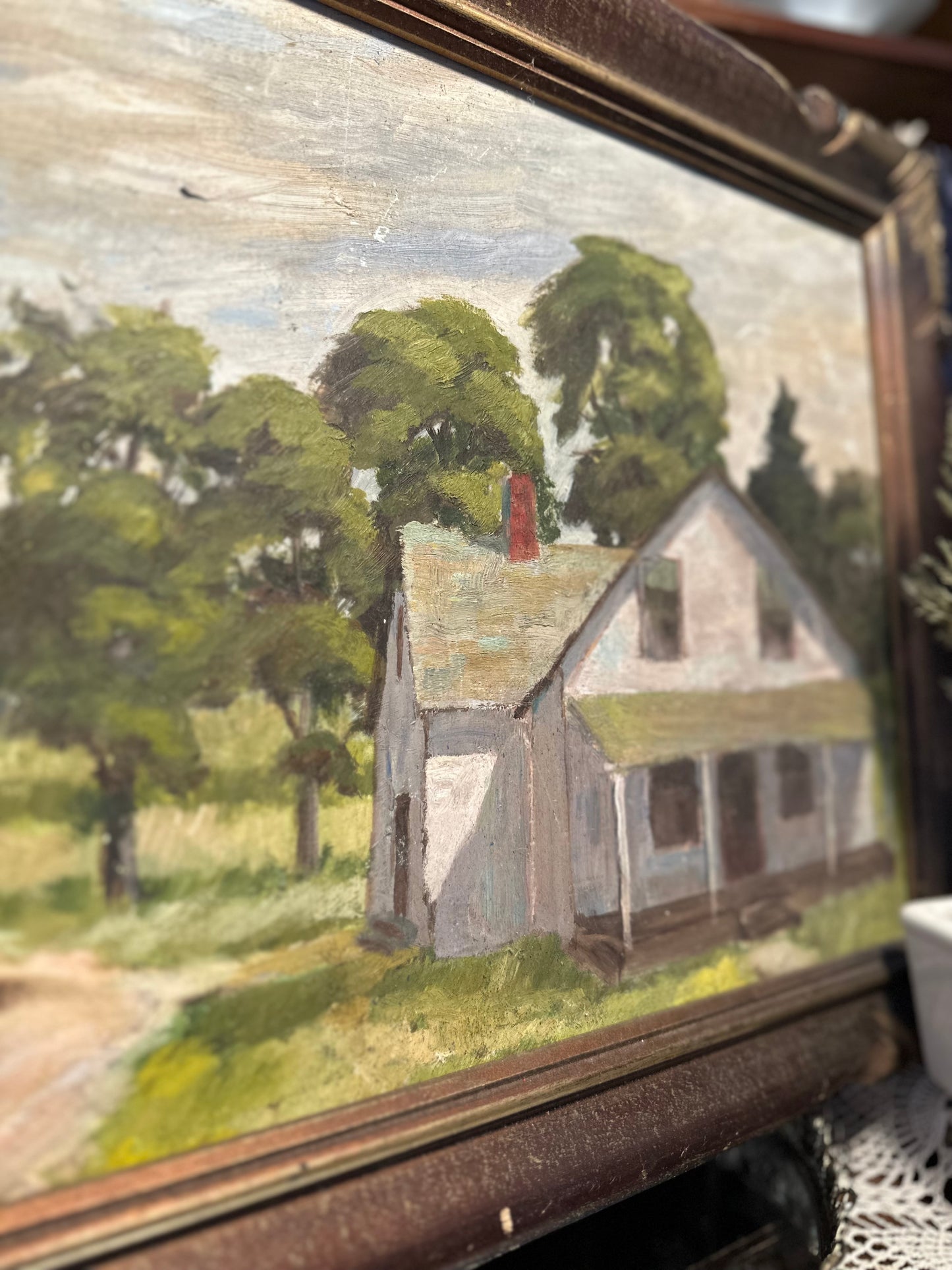 “Old Ontario” painting signed W.H Morgan