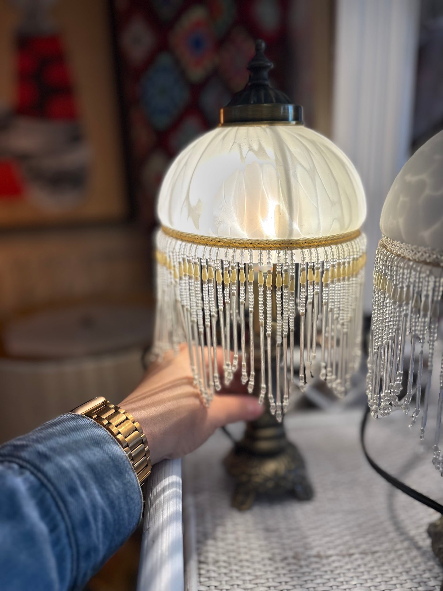 Beaded Lamps