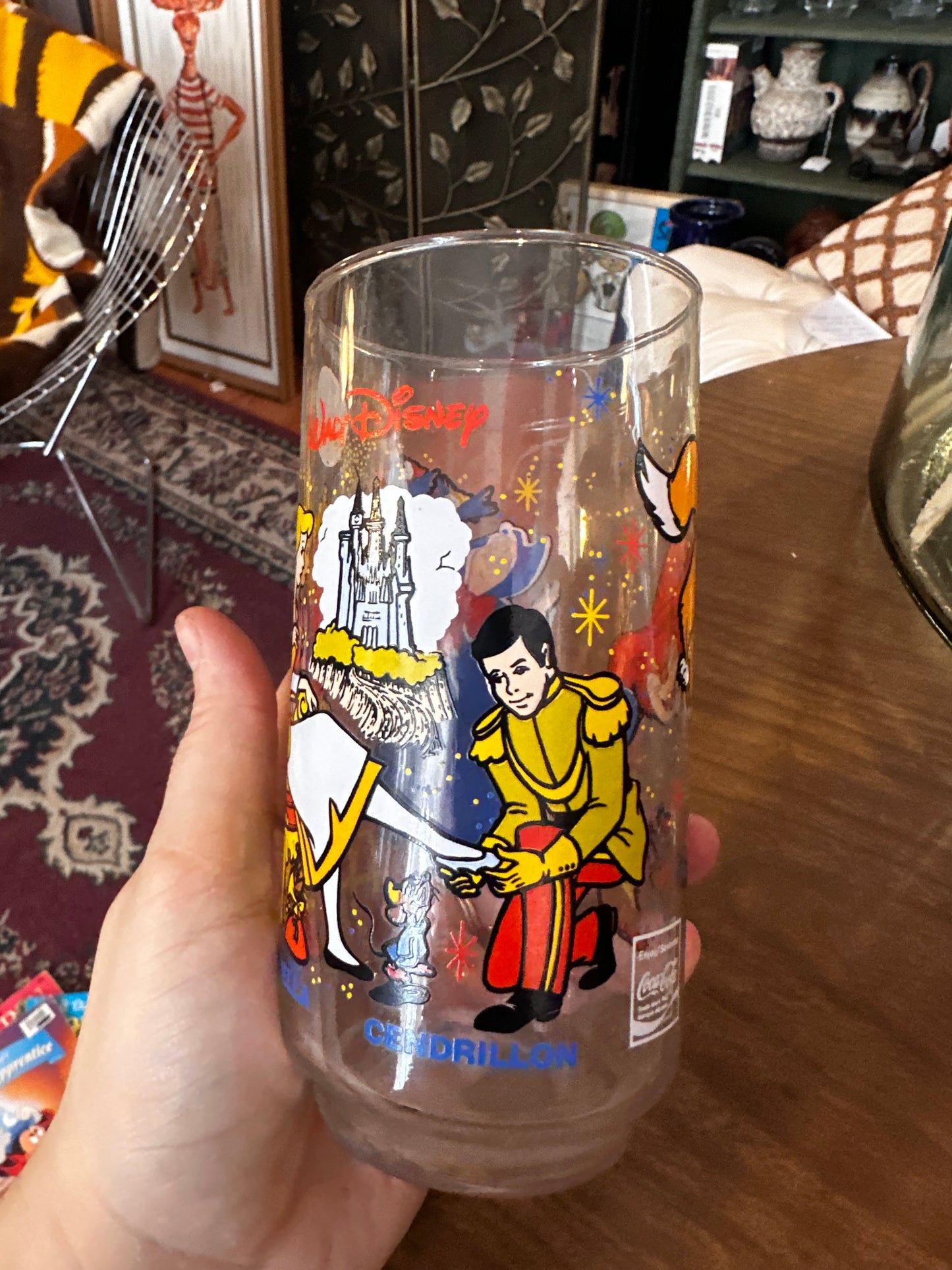 1980s Disney Mcdonald’s Drinking Glasses (Peter Pan & Cinderella)